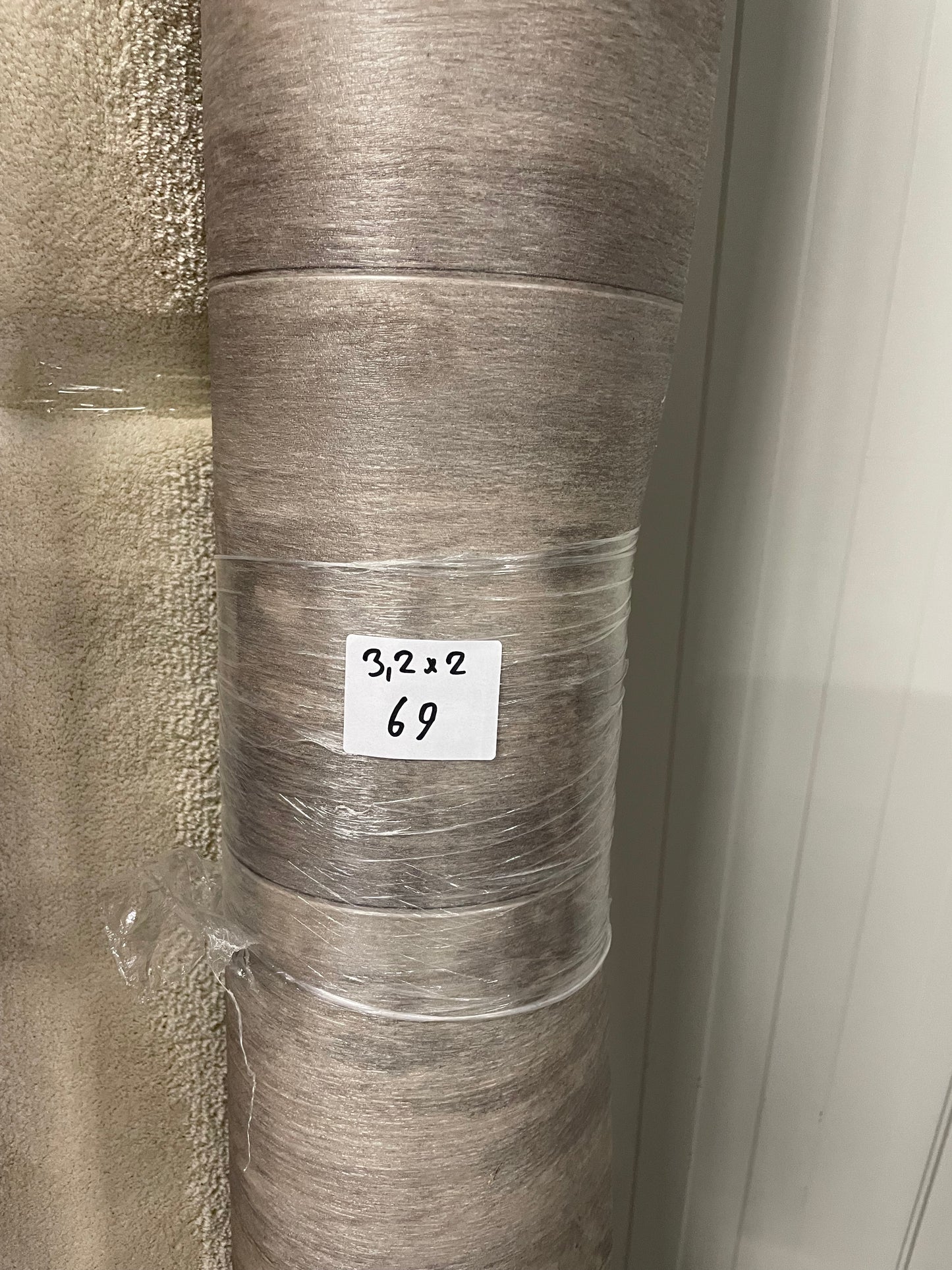 Donker Grijsbruin Eiken Vinyl Restpartij | 2,00x3,20mtr
