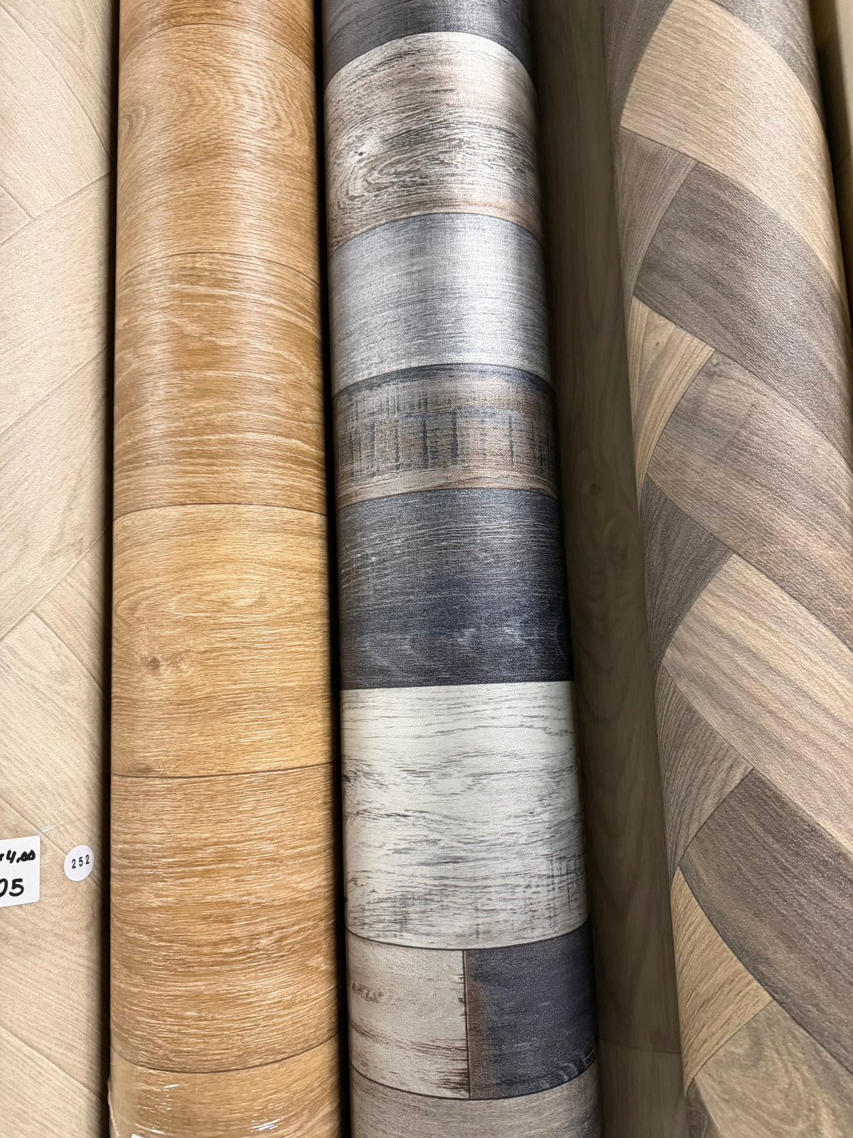 Multikleur Hout Vinyl Restpartij | 3,70x4,00 (14,8m2)