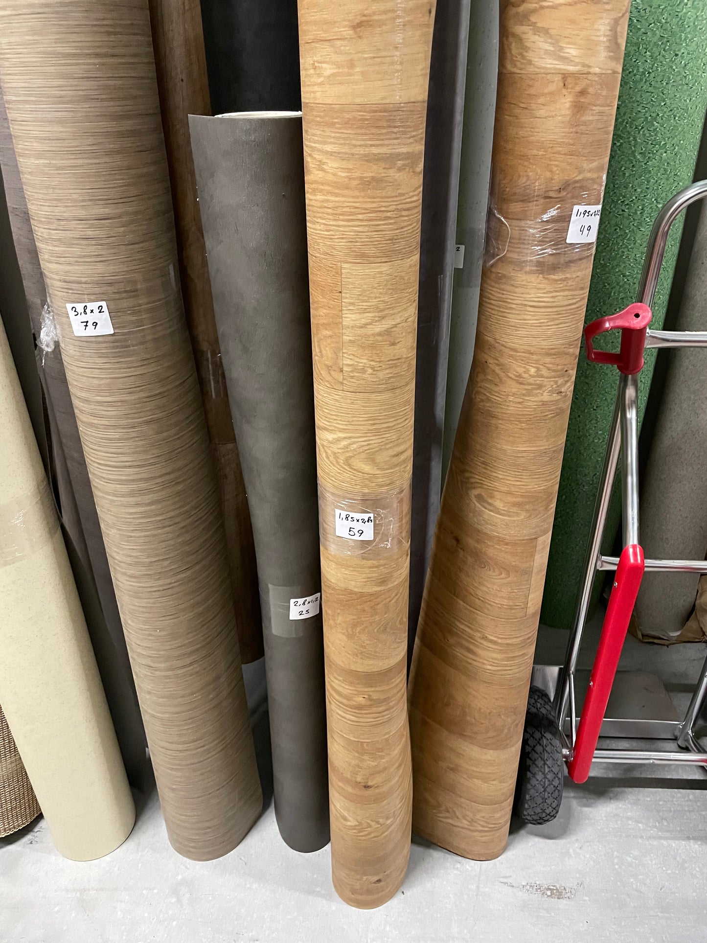 Eiken Naturel Project Vinyl Restpartij | 1,85x2,85mtr