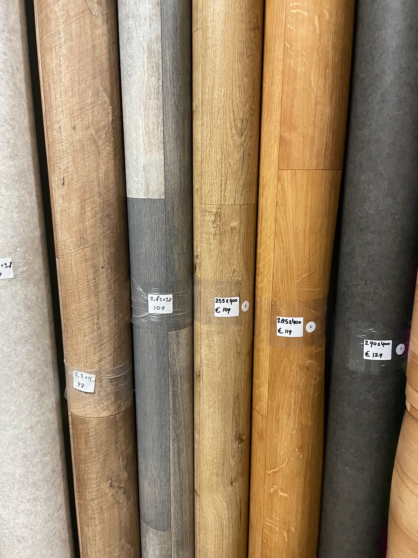 Naturel Eiken Vinyl Restpartij | 2,55x4,00mtr