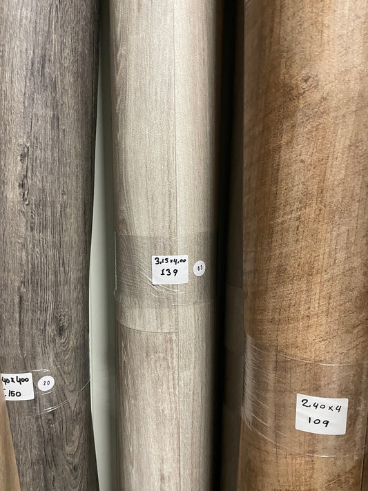 Licht Greige Eiken Vinyl Restpartij | 3,15x4,00mtr