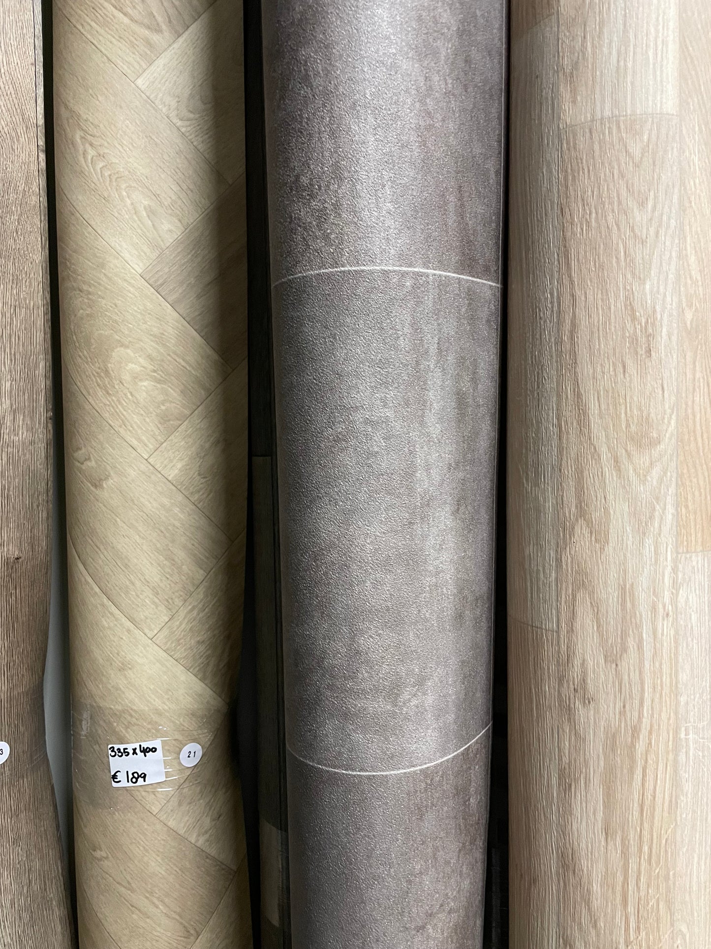 Grijs Tegelmotief Vinyl Restpartij |2,35x3,95mtr