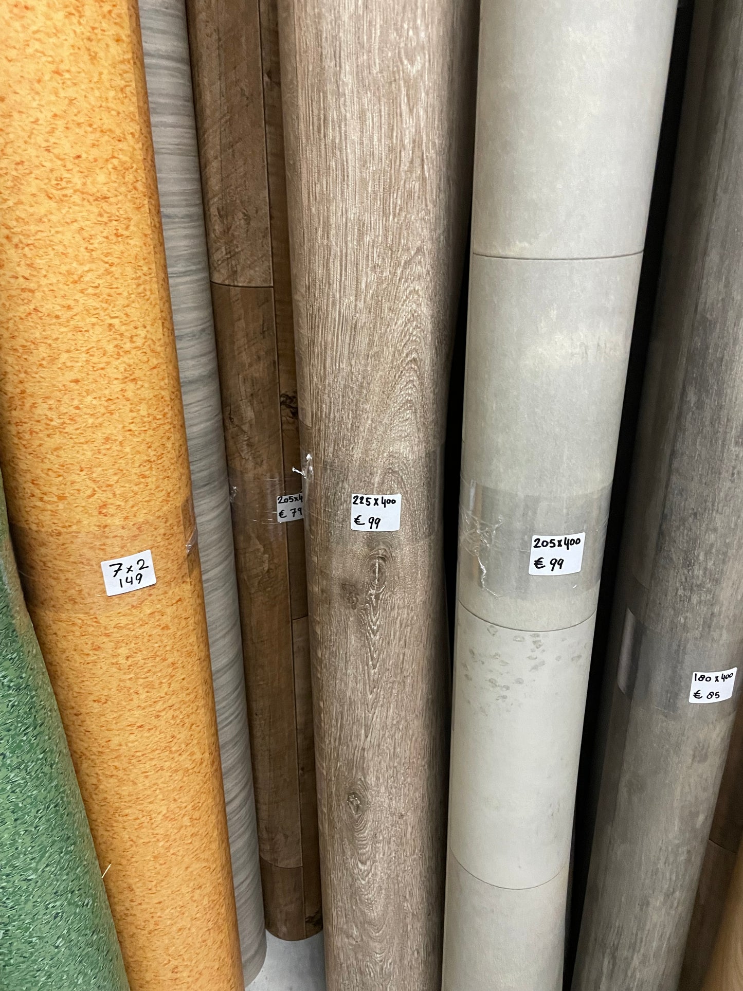 Licht Naturel Eiken Vinyl Restpartij | 2,25x4,00mtr