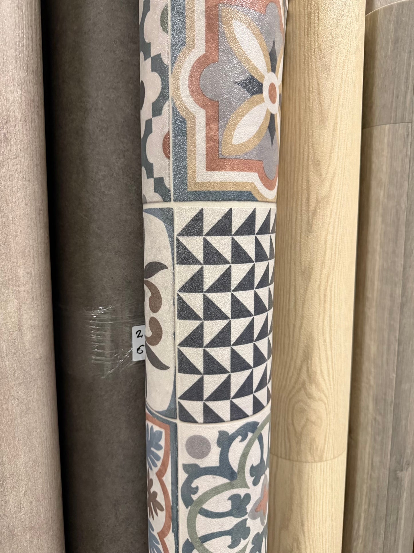 Portuguese Tegels Vinyl Restpartij | 1,90x4,00mtr (7,6m2)