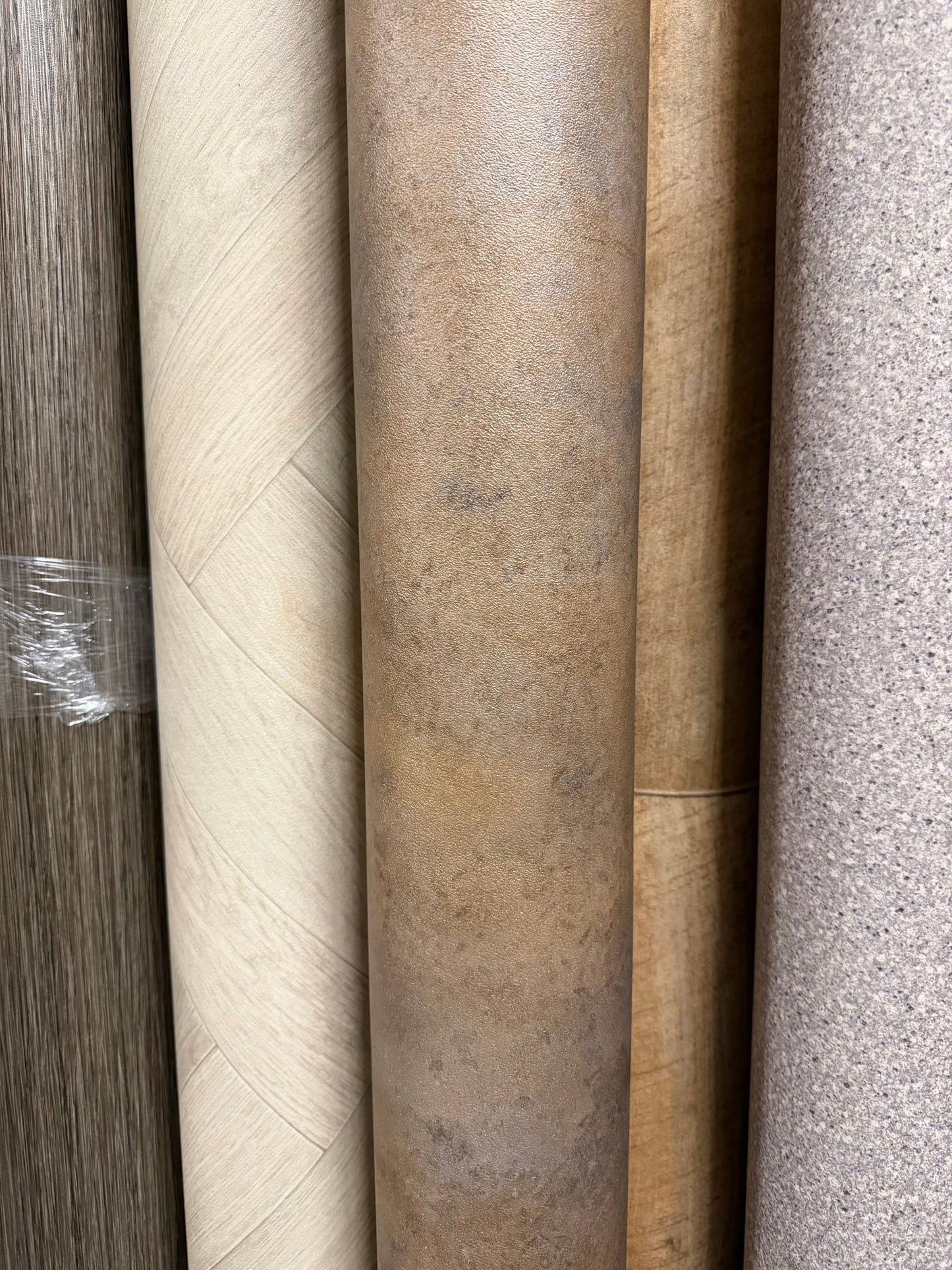 Koper Bruin Vinyl Restpartij | 2,10x4,00mtr (8,4m2)