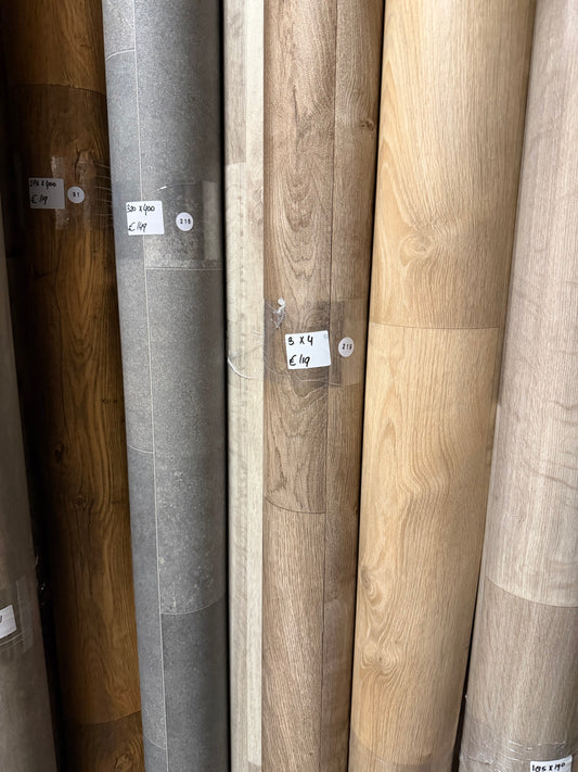 Grijsbruin Haarlem Eiken Vinyl Restpartij |
3,00x4,00mtr