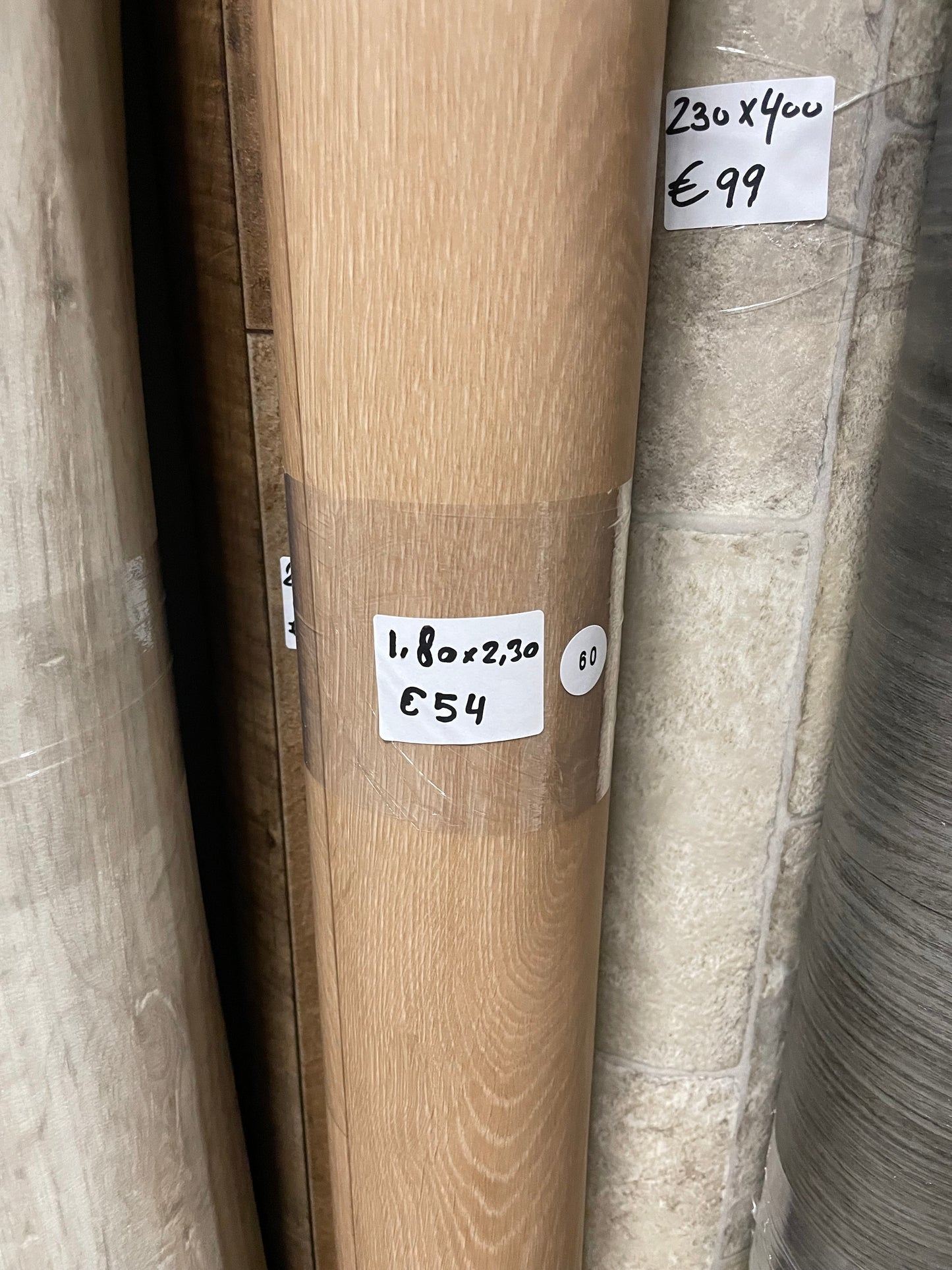 Naturel Noestarm Eiken Vinyl Restpartij | 1,80x2,30mtr