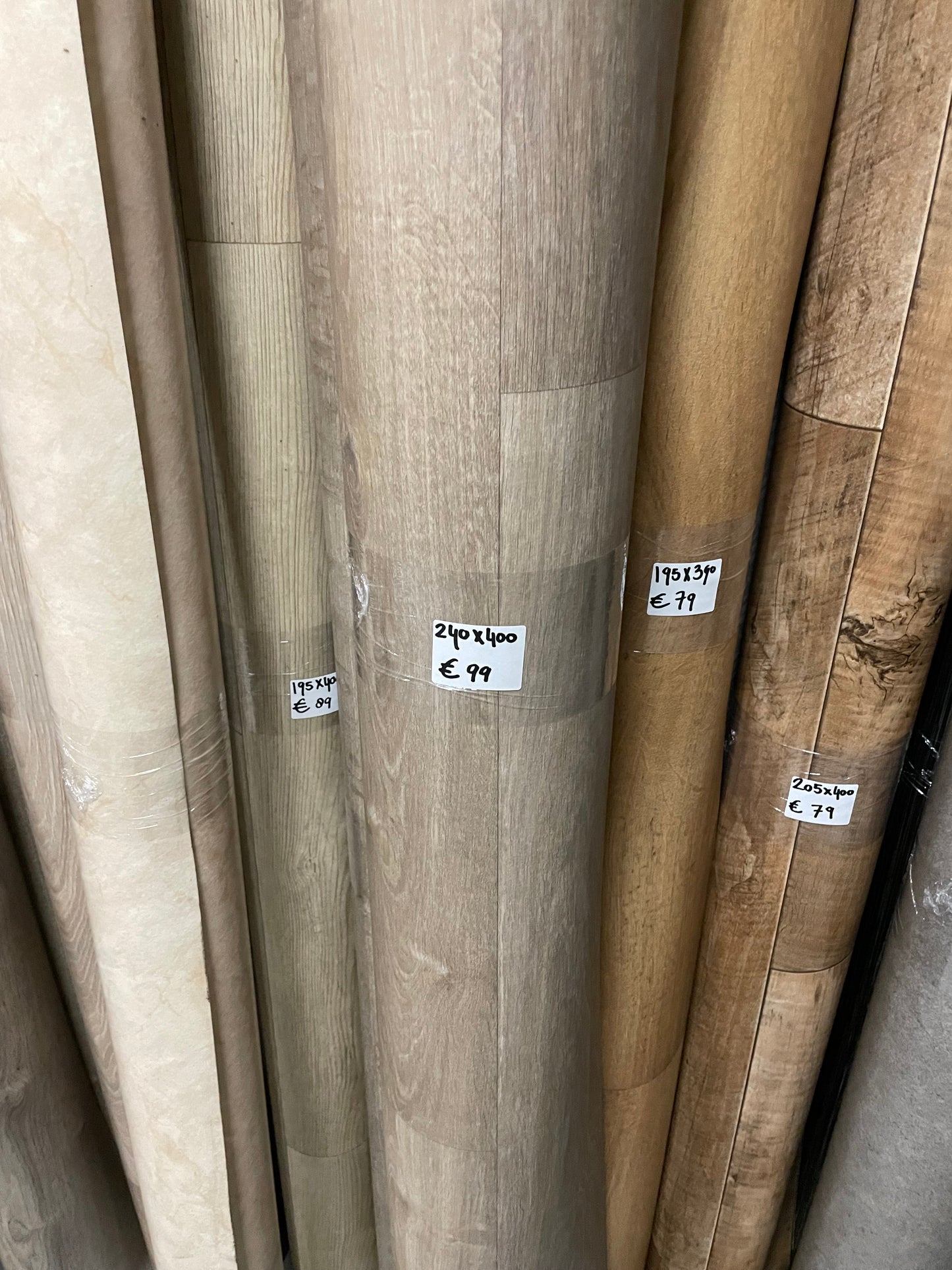 Licht Eiken Vinyl Restpartij | 2,40x4,00mtr