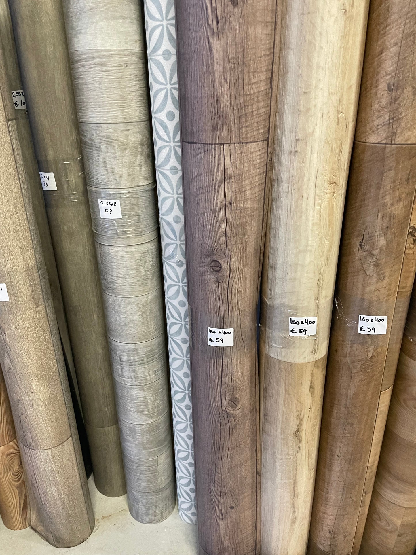 Donker Verouderd Eiken Vinyl Restpartij | 1,50x4,00mtr