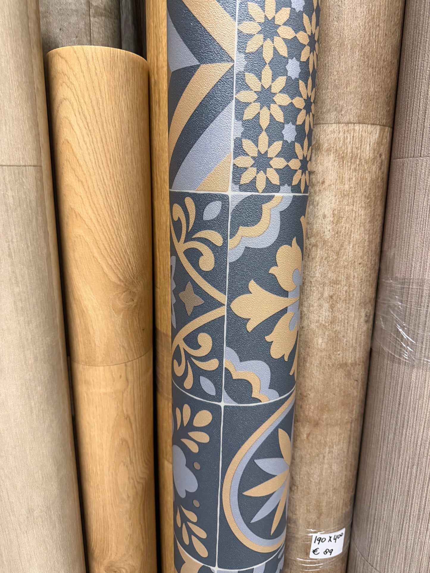 Blauw Portuguese Tegels Vinyl Restpartij |
1,55x4,00mtr