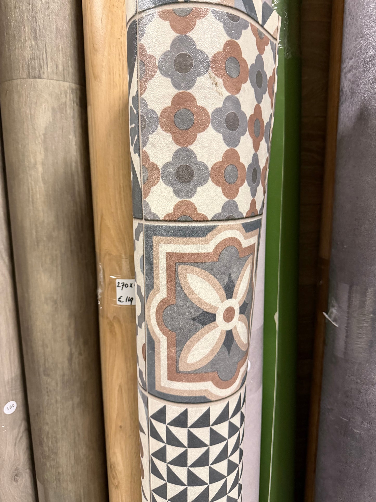 Portugese Tegels Vinyl Restpartij | 1,50x4,00mtr