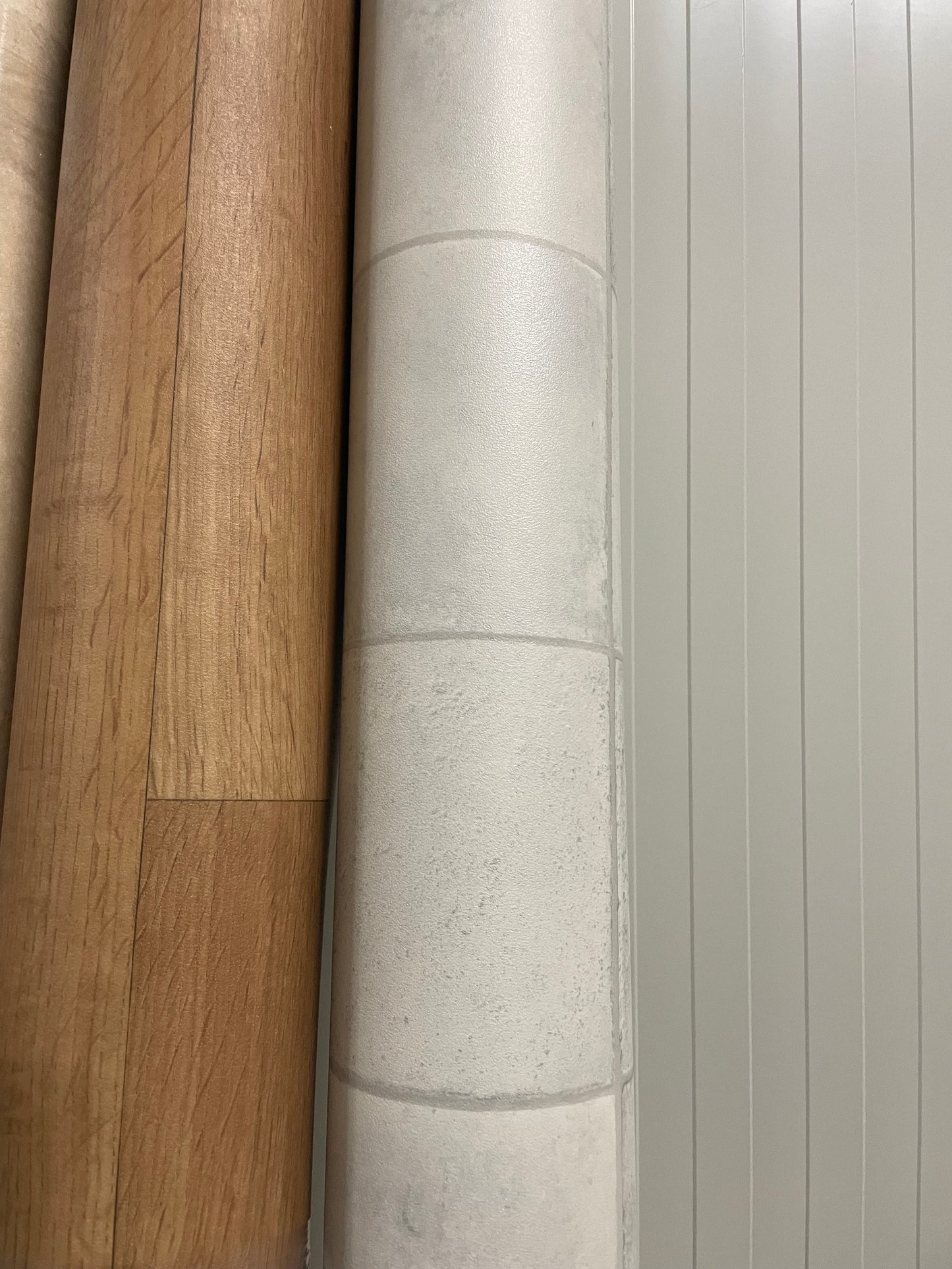 Lichtgrijs Tegemotief Vinyl Restpartij | 2,60x3,80mtr