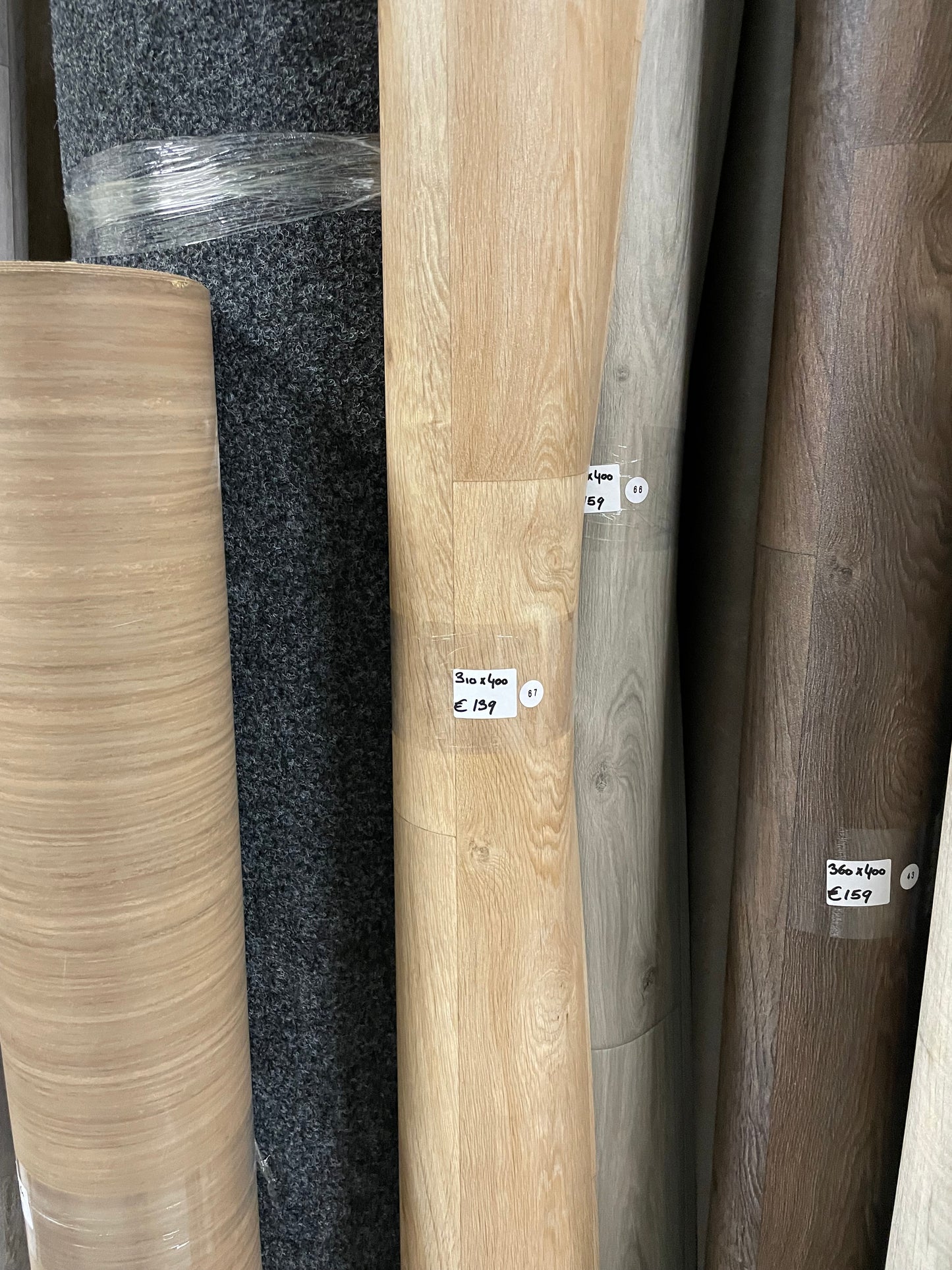 Licht Bruin Eiken Project Vinyl Restpartij | 3,10x4,00mtr
