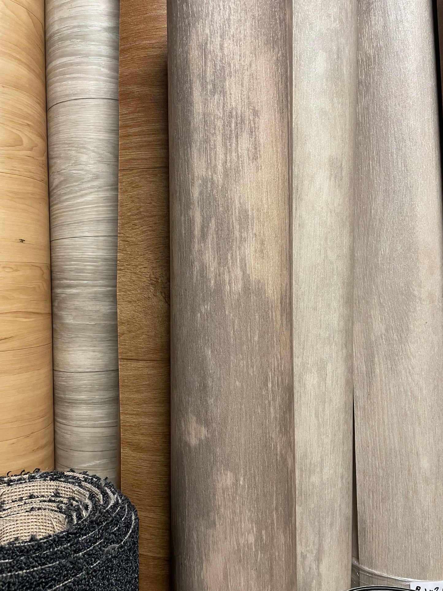Gevlekt Bruin Eiken Vinyl Restant | 1,65x1,70mtr