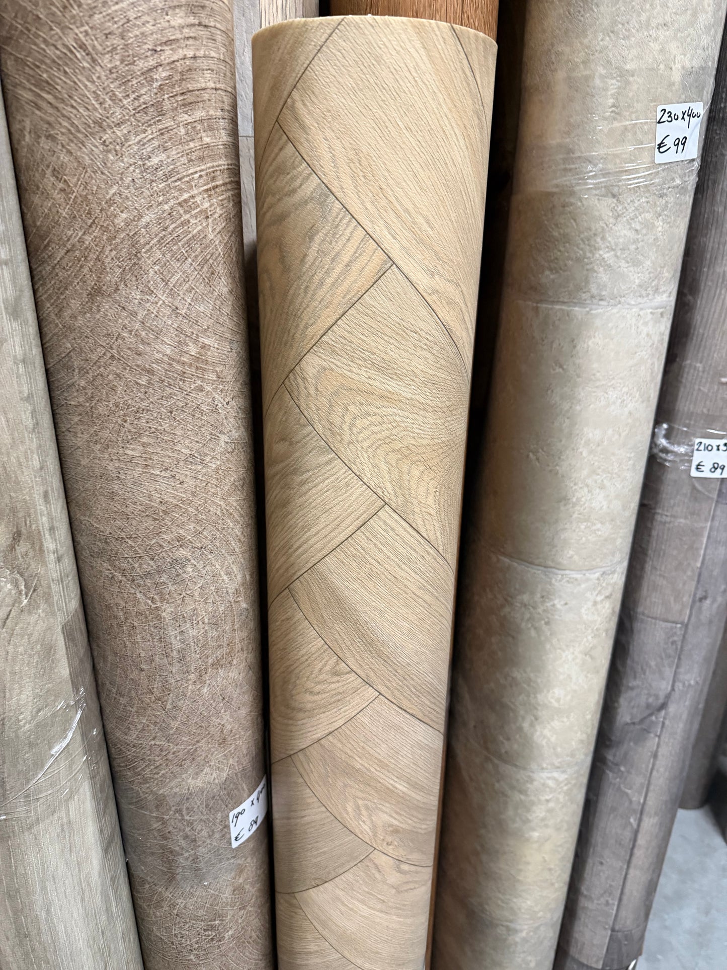 Naturel Visgraat Eiken Vinyl Restpartij |
1,35x4,00mtr