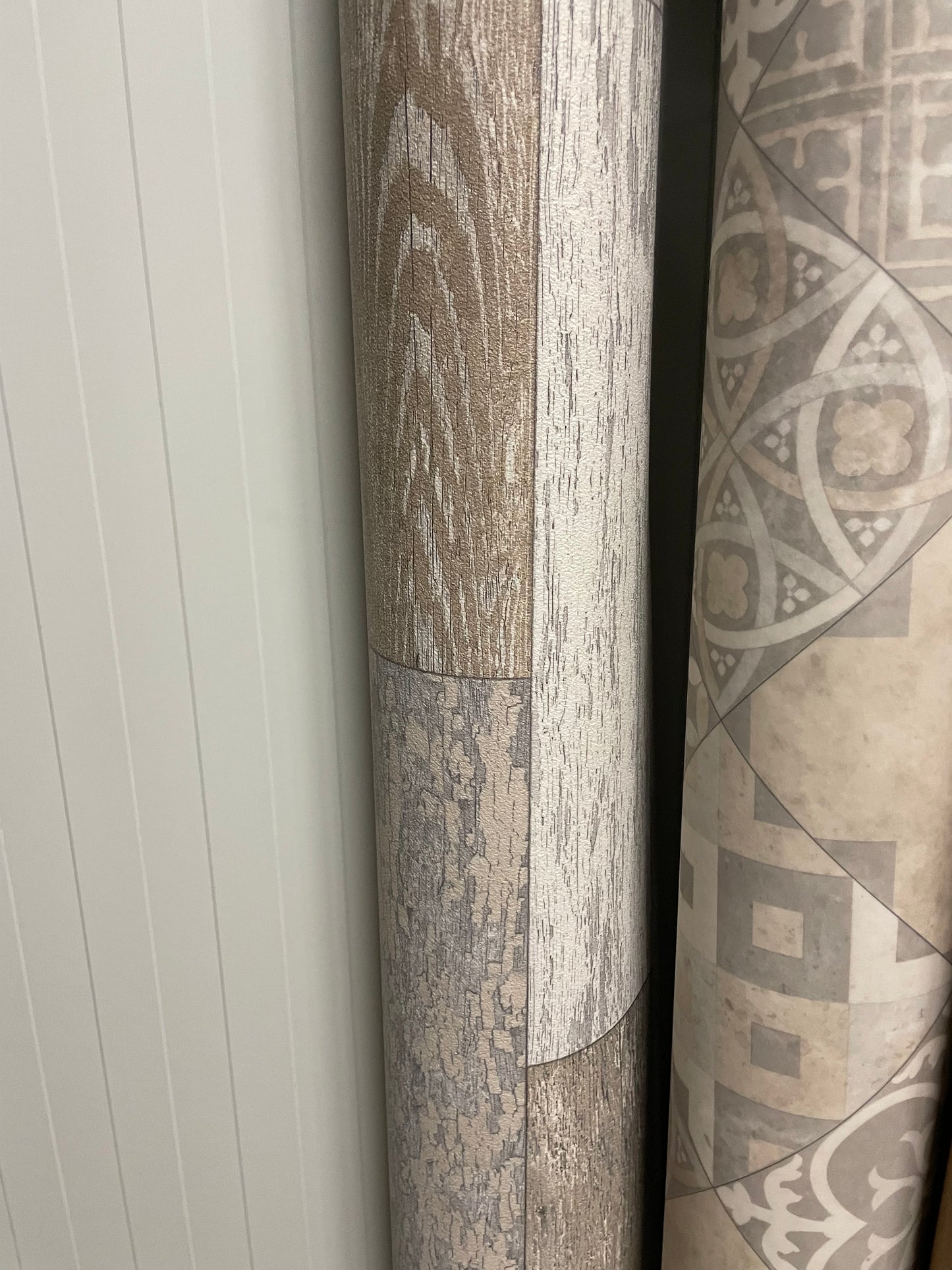 Steigerhout Look Vinyl Restpartij |3,05x3,90mtr