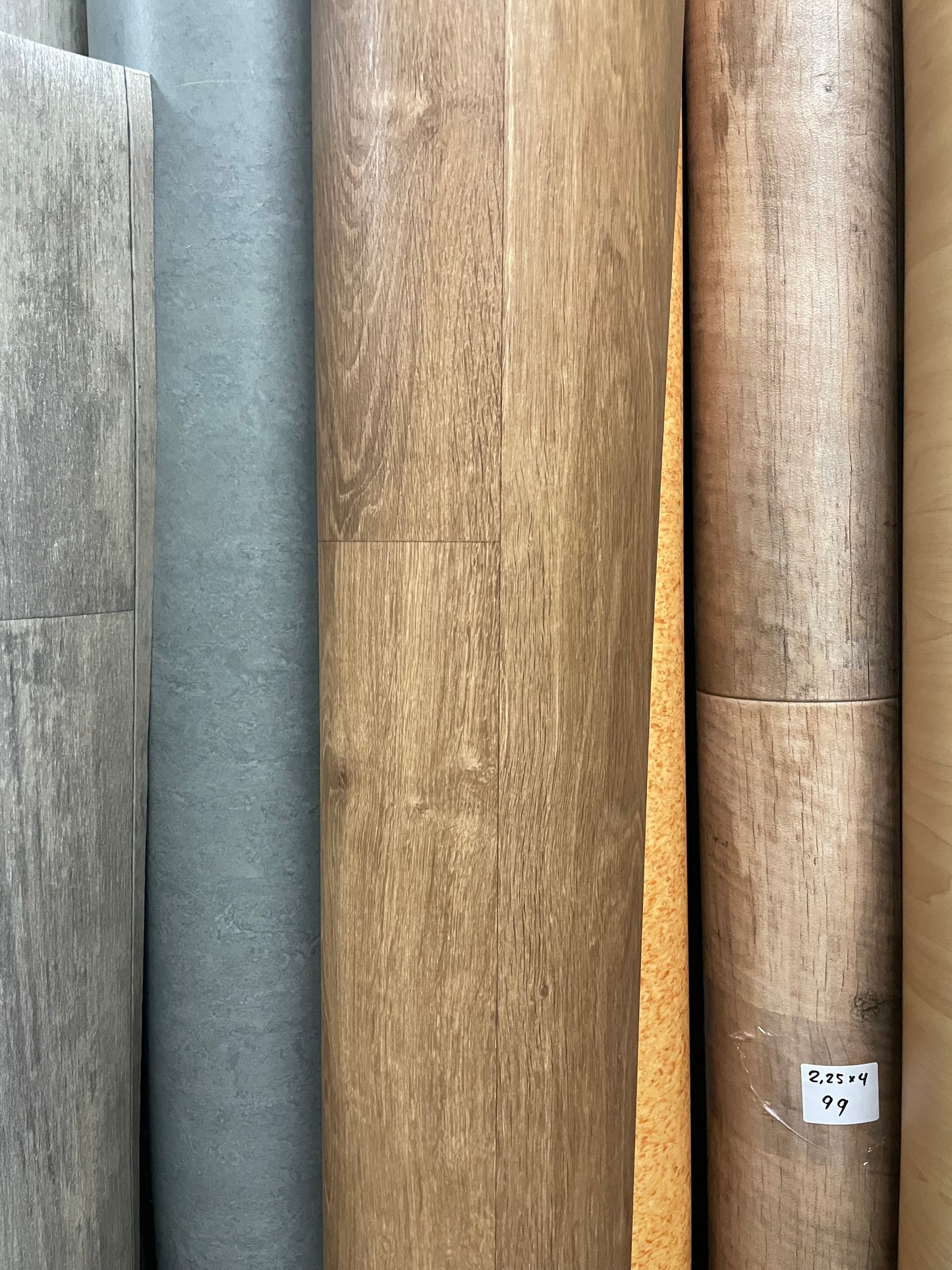 Donkerbruin Eiken Vinyl Restpartij | 2,15x4,00mtr