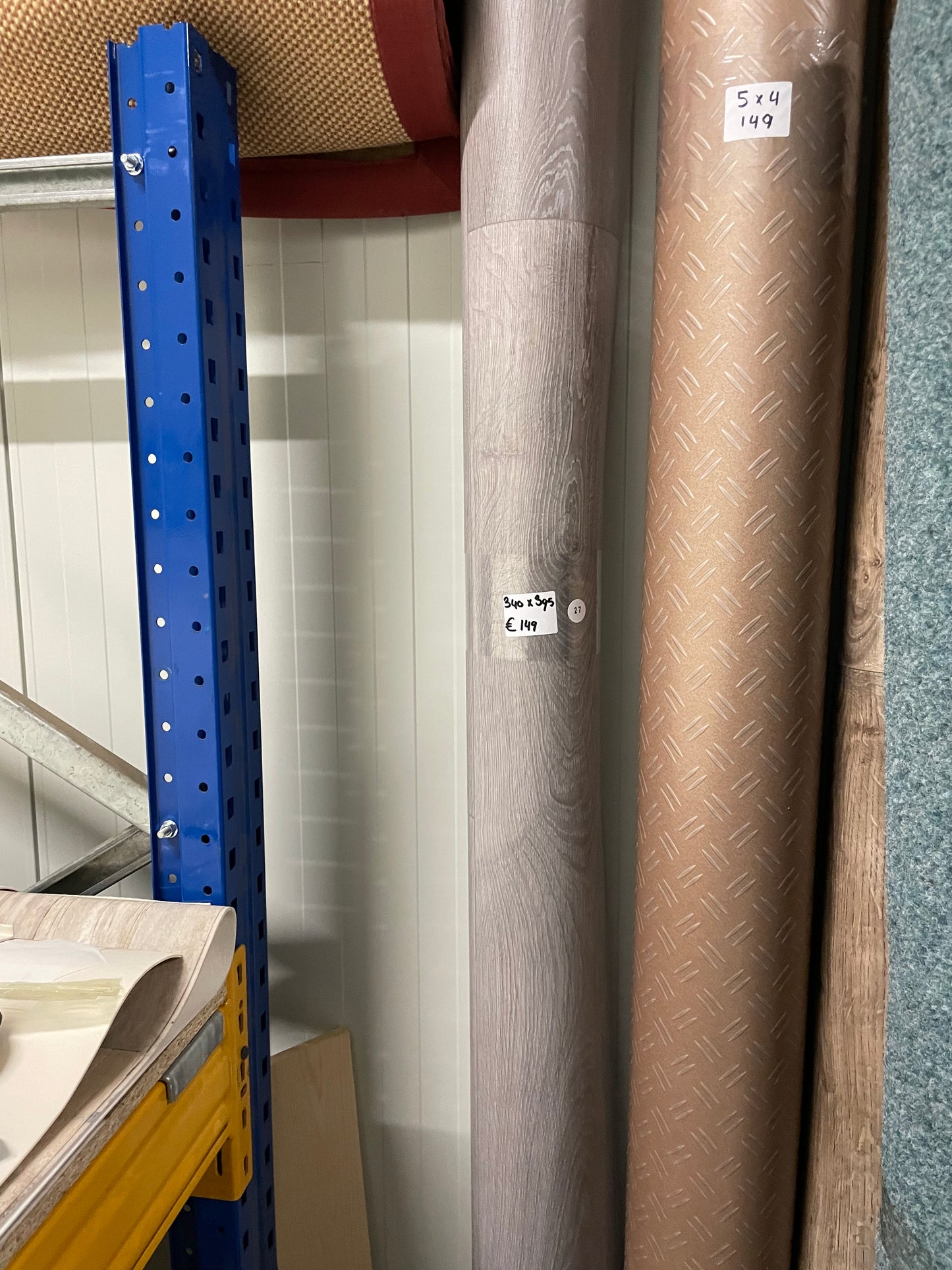Grijs Eiken Vinyl Restpartij |3,40x3,95mtr