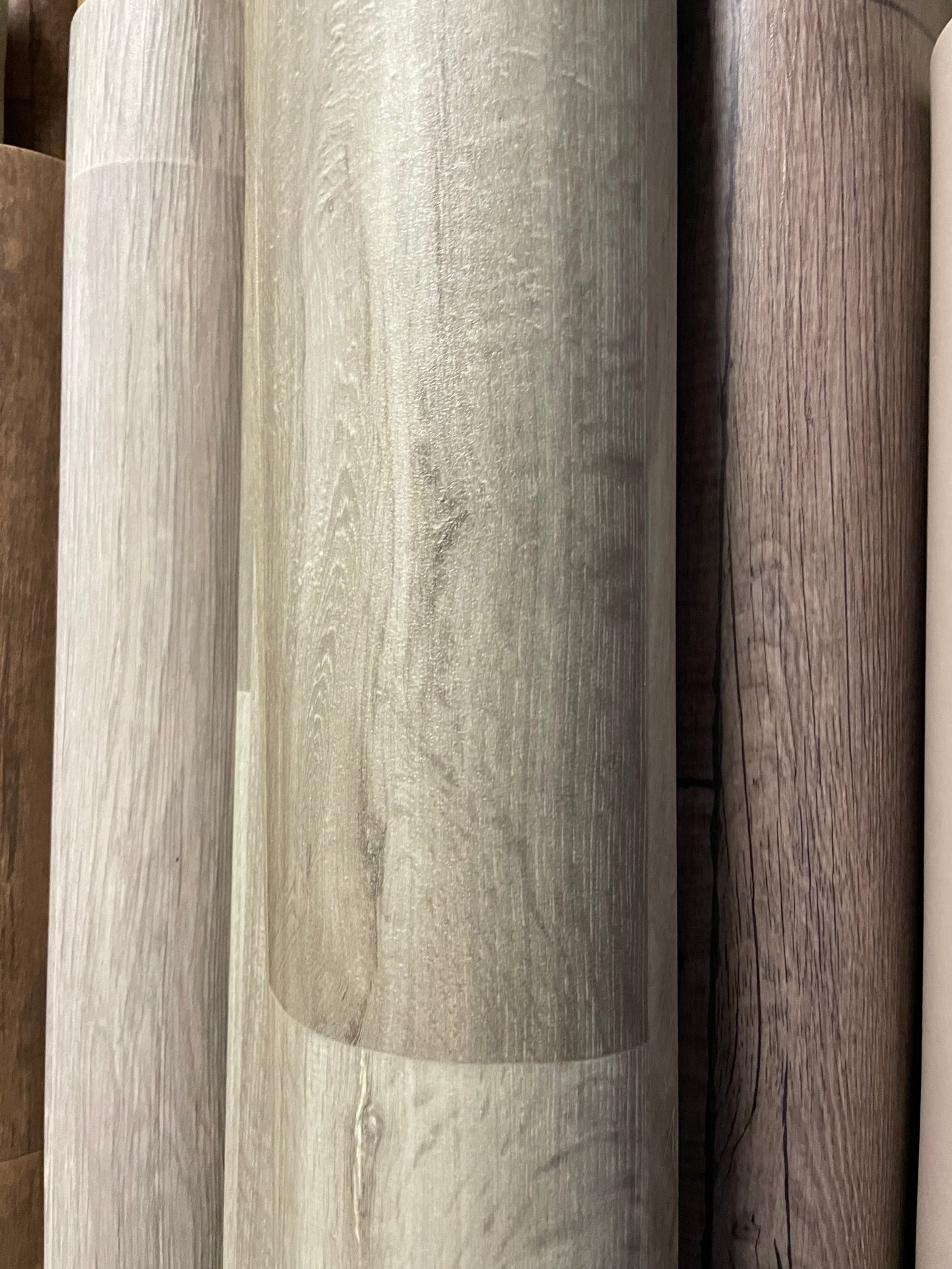 Licht Grijsbruin Eiken Vinyl Restpartij | 2,35x3,80mtr