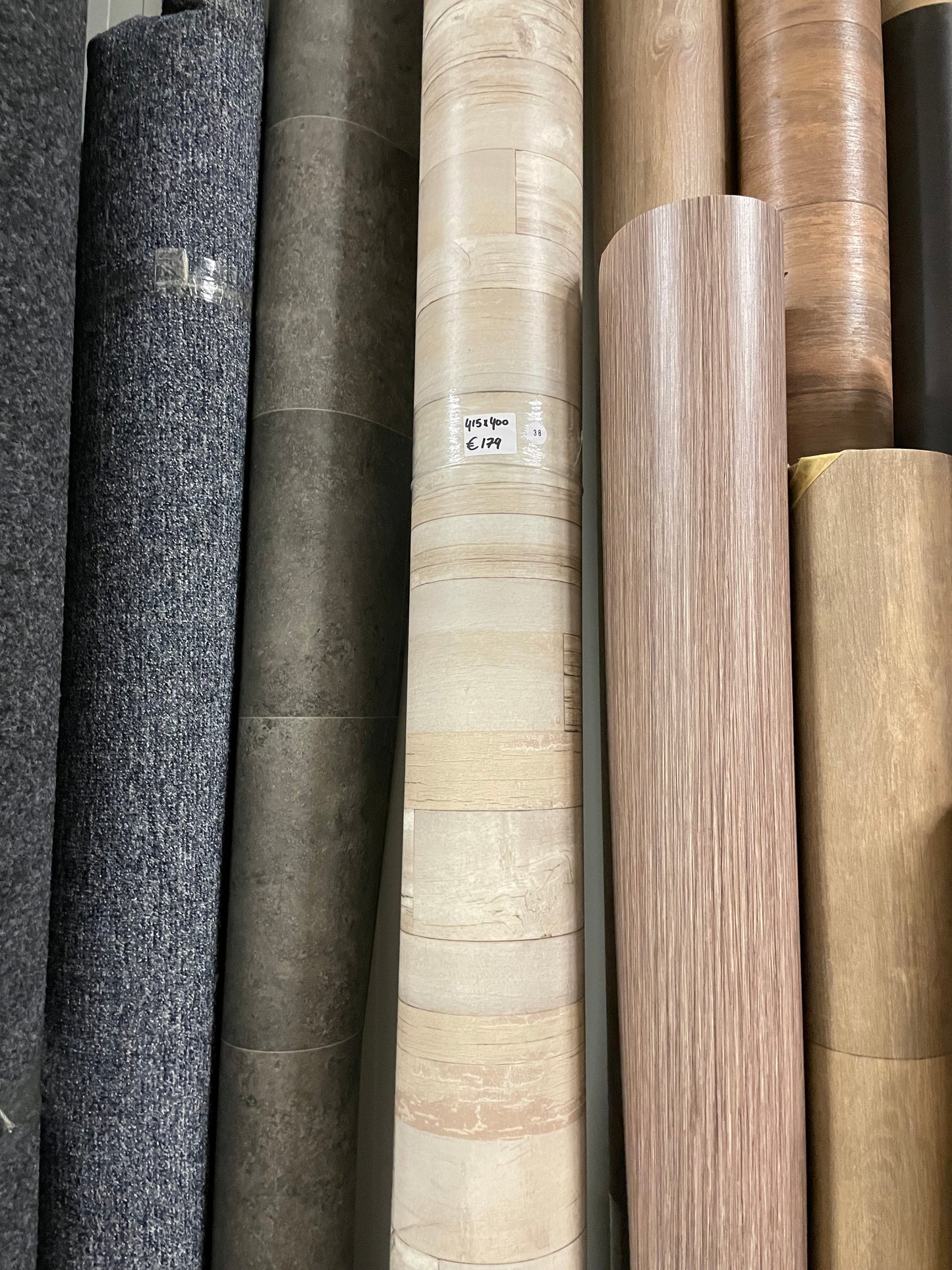 Steigerhout Look Vinyl Restpartij | 4,15x4,00mtr
