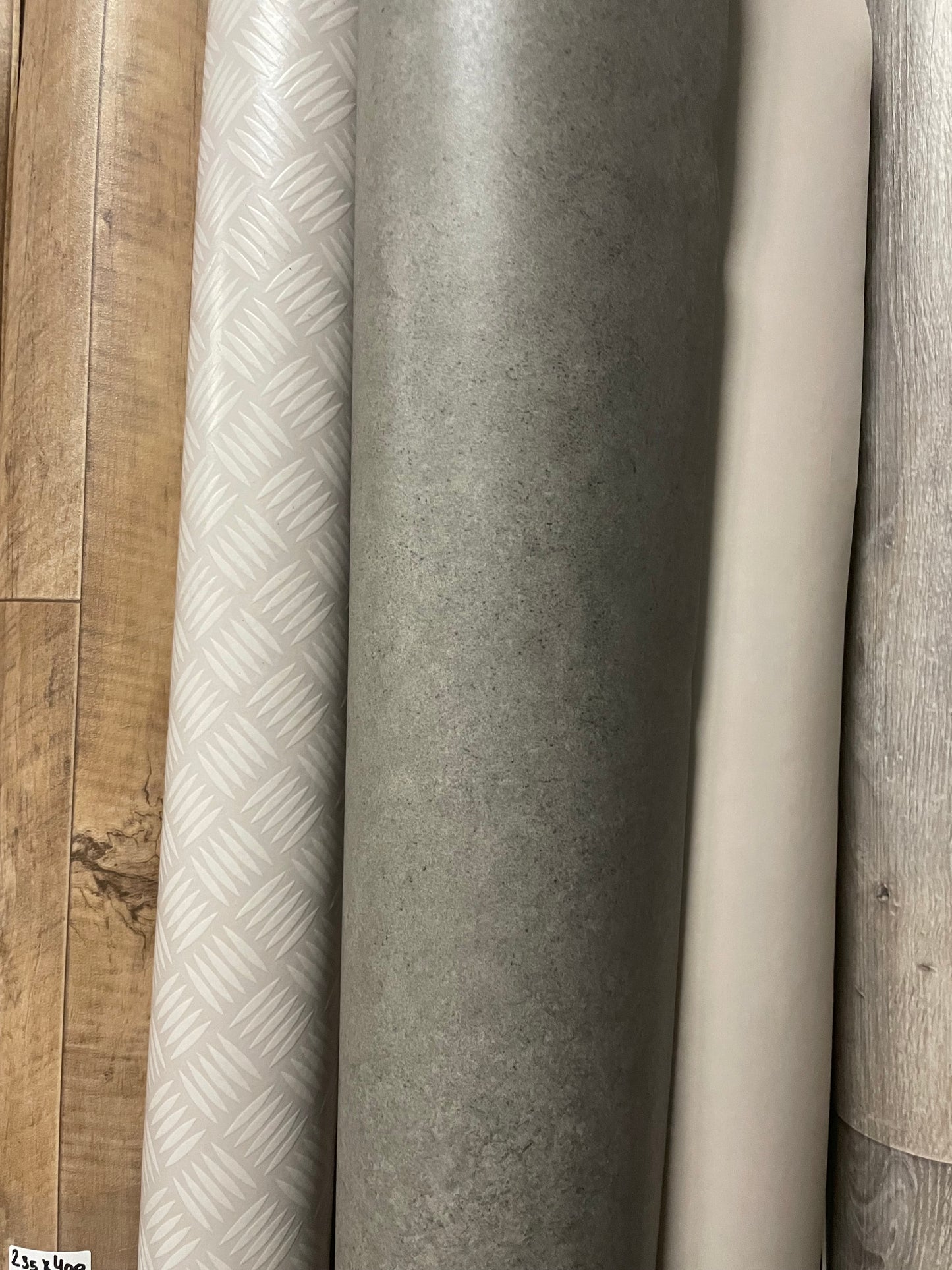 Donker Grijs Betonlook Project Vinyl Restant| 2,15x4,00mtr