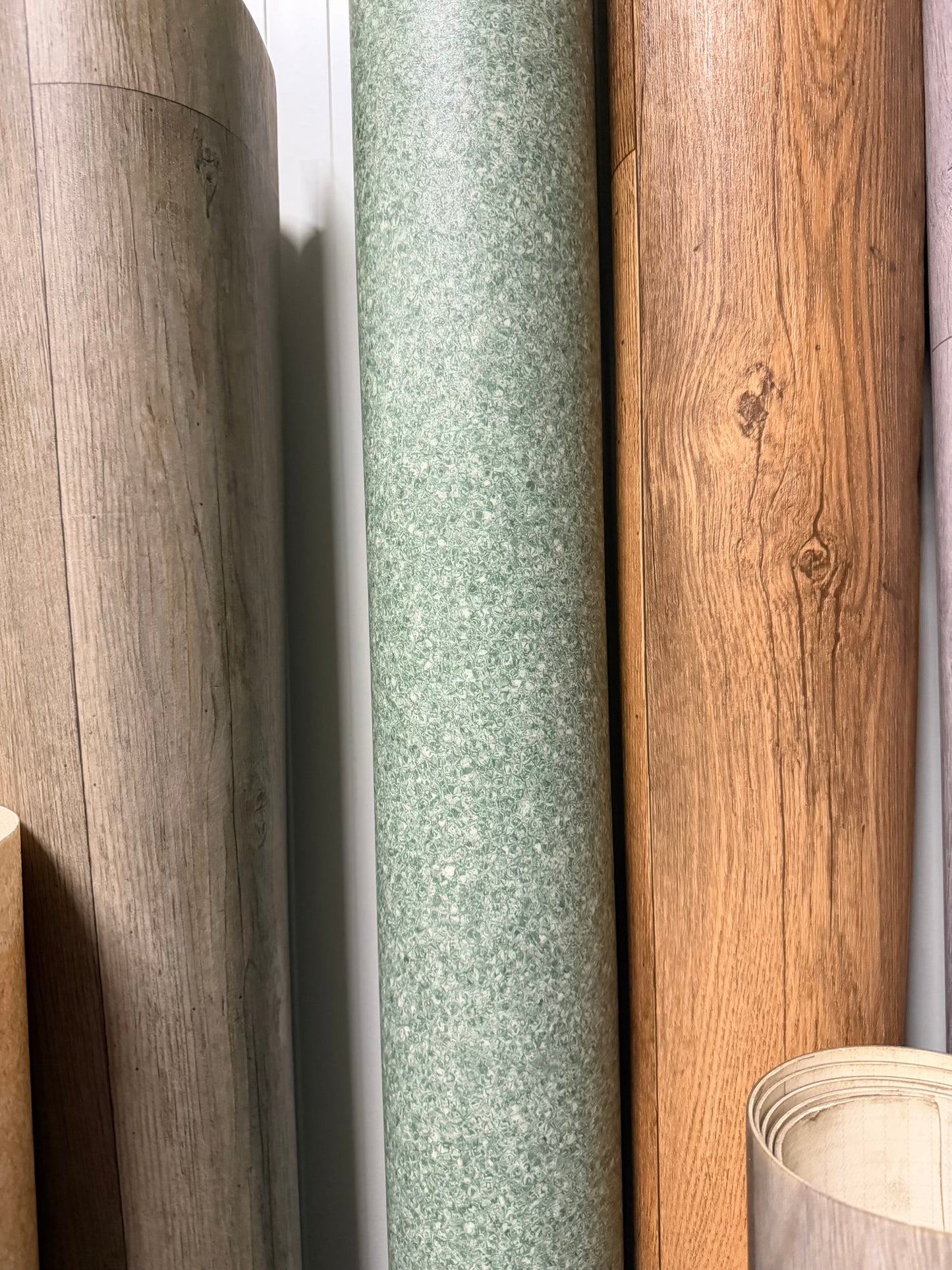 Groen Granito Vinyl Restpartij | 3,35x4,00mtr (13,4m2)
