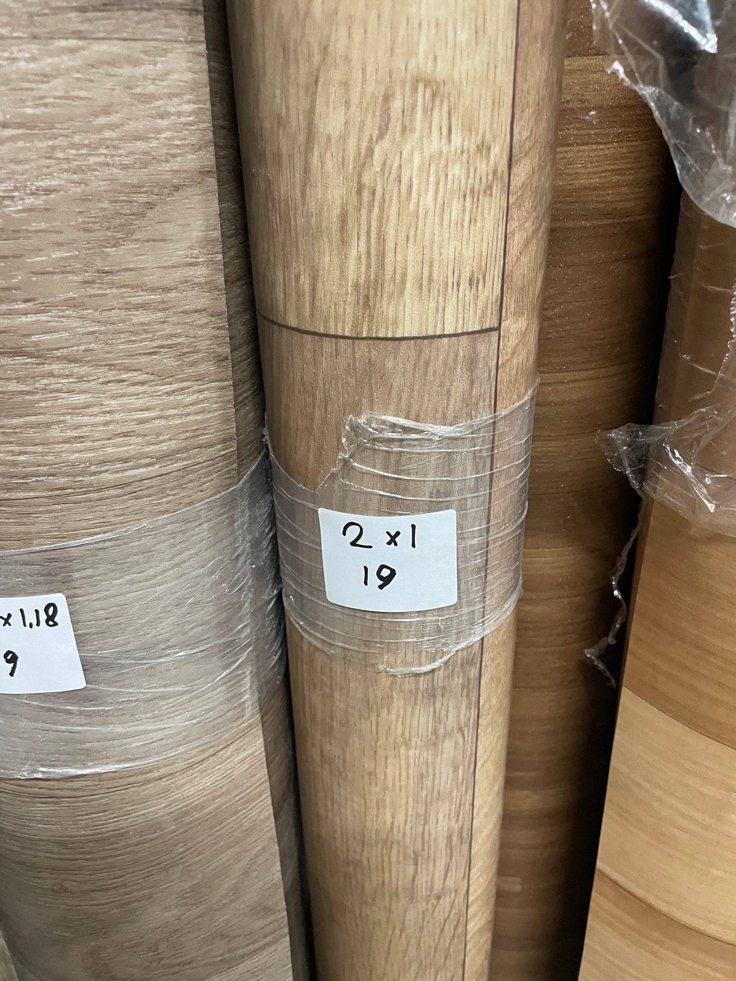 Bruin Eiken Plankenmotief Vinyl Restant | 1,00x2,00mtr
