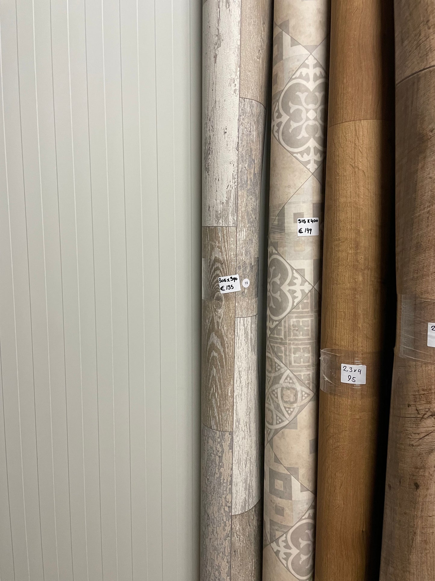 Steigerhout Look Vinyl Restpartij |3,05x3,90mtr