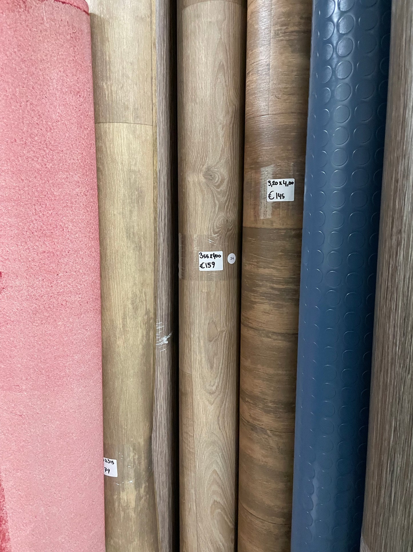 Licht Natuur Eiken Vinyl Restpartij | 3,55x4,00mtr