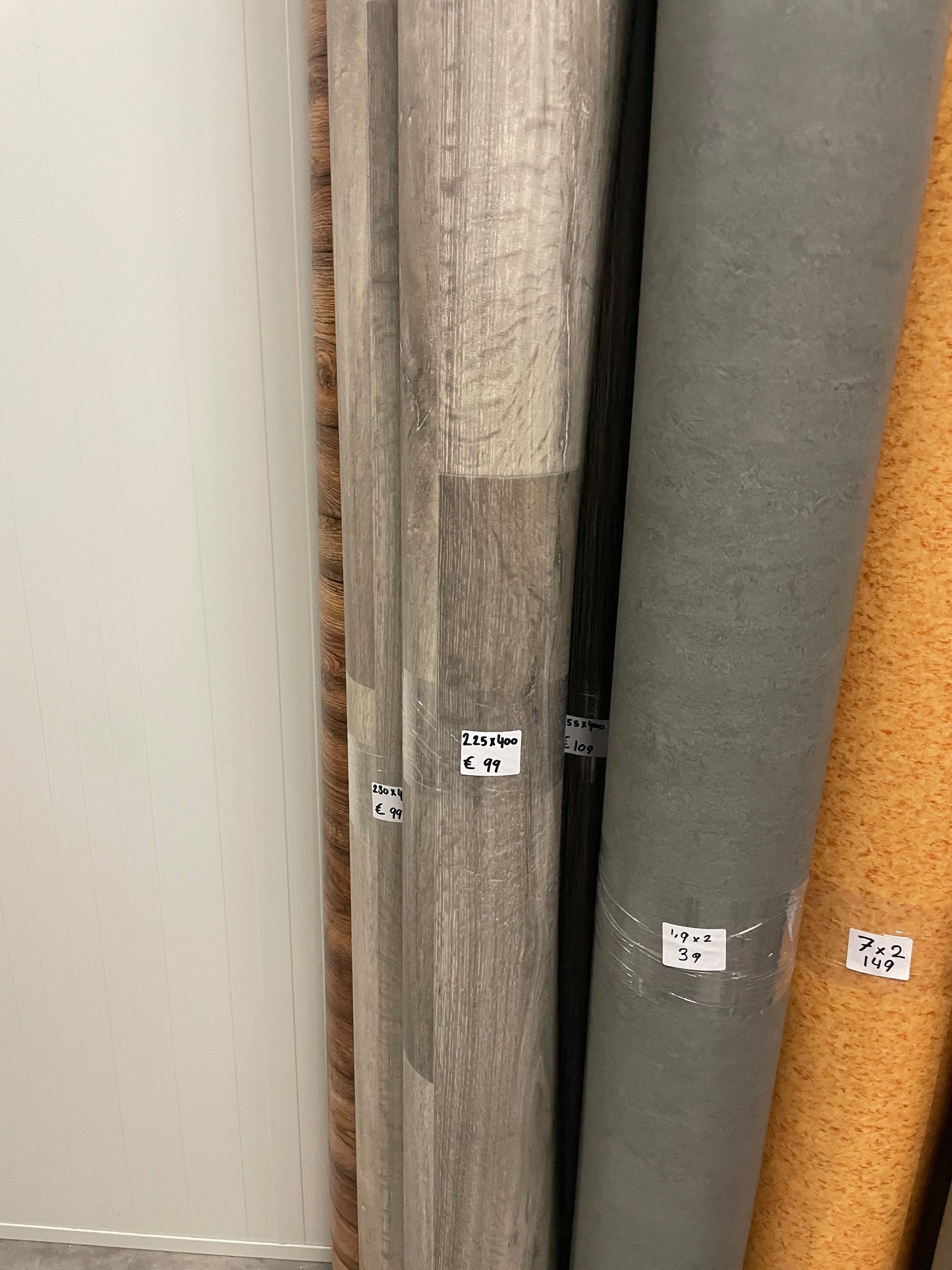 Grijsbruin Eiken Vinyl Restpartij | 2,25x4,00mtr