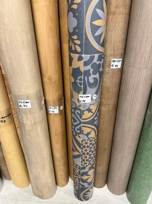 Blauw Portuguese Tegels Vinyl Restpartij |
1,55x4,00mtr