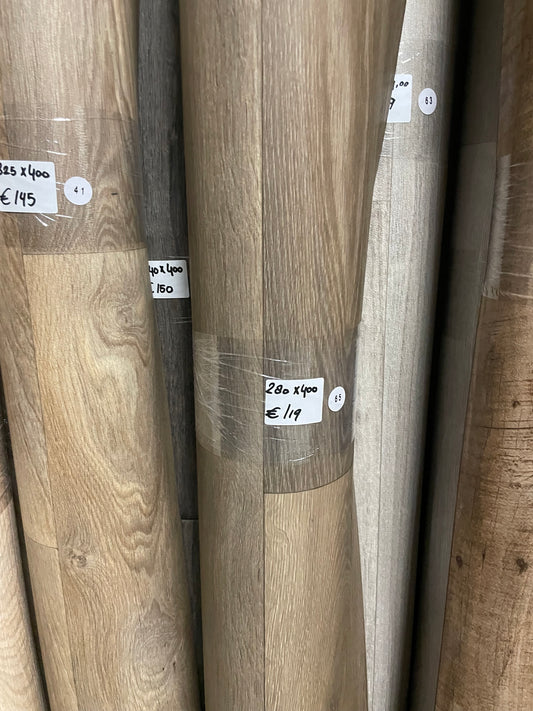 Warm Donkerbruin Eiken Vinyl Restpartij | 2,80x4,00mtr