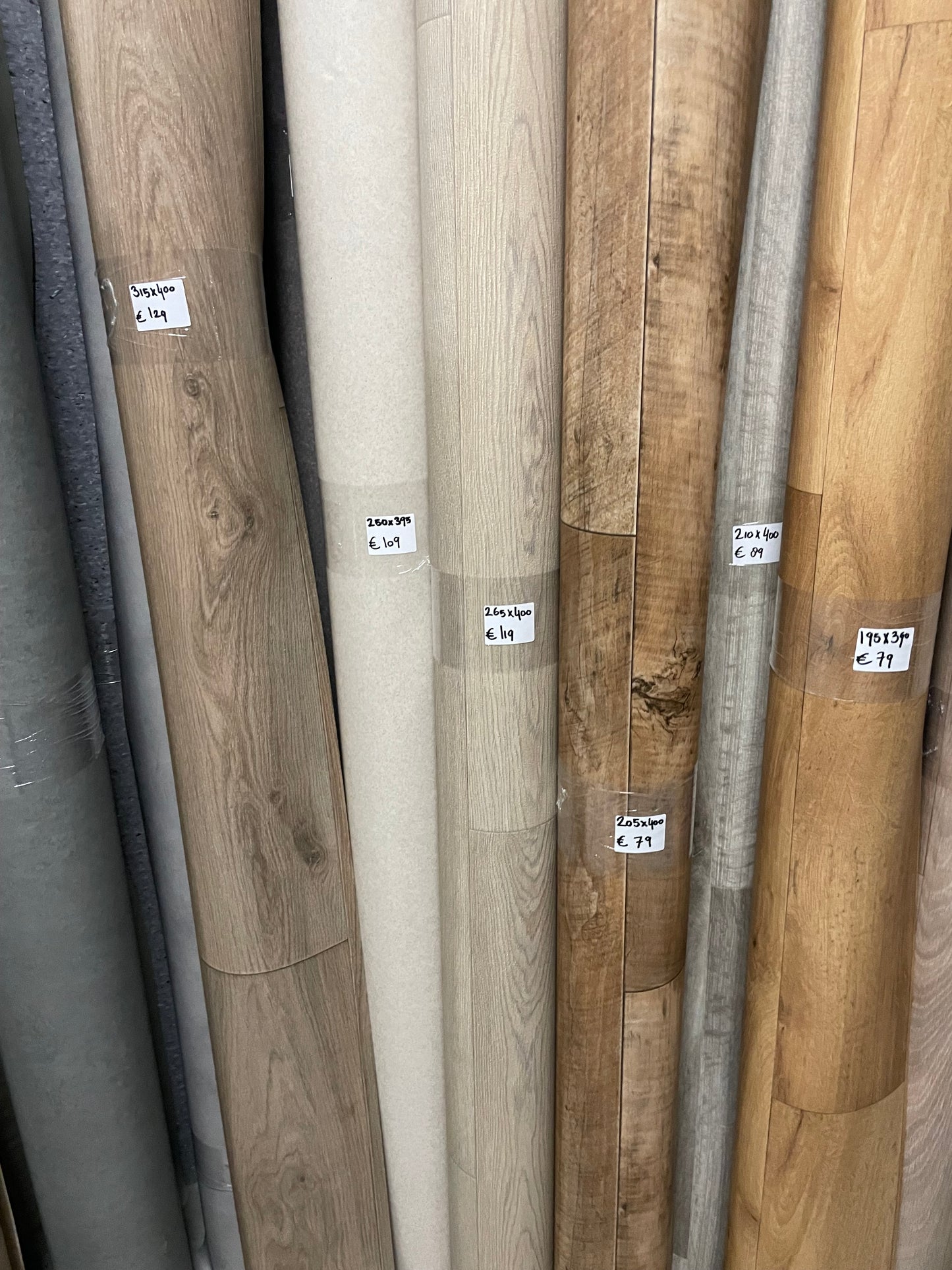 Licht Greige Eiken Vinyl Restpartij | 2,65x4,00mtr