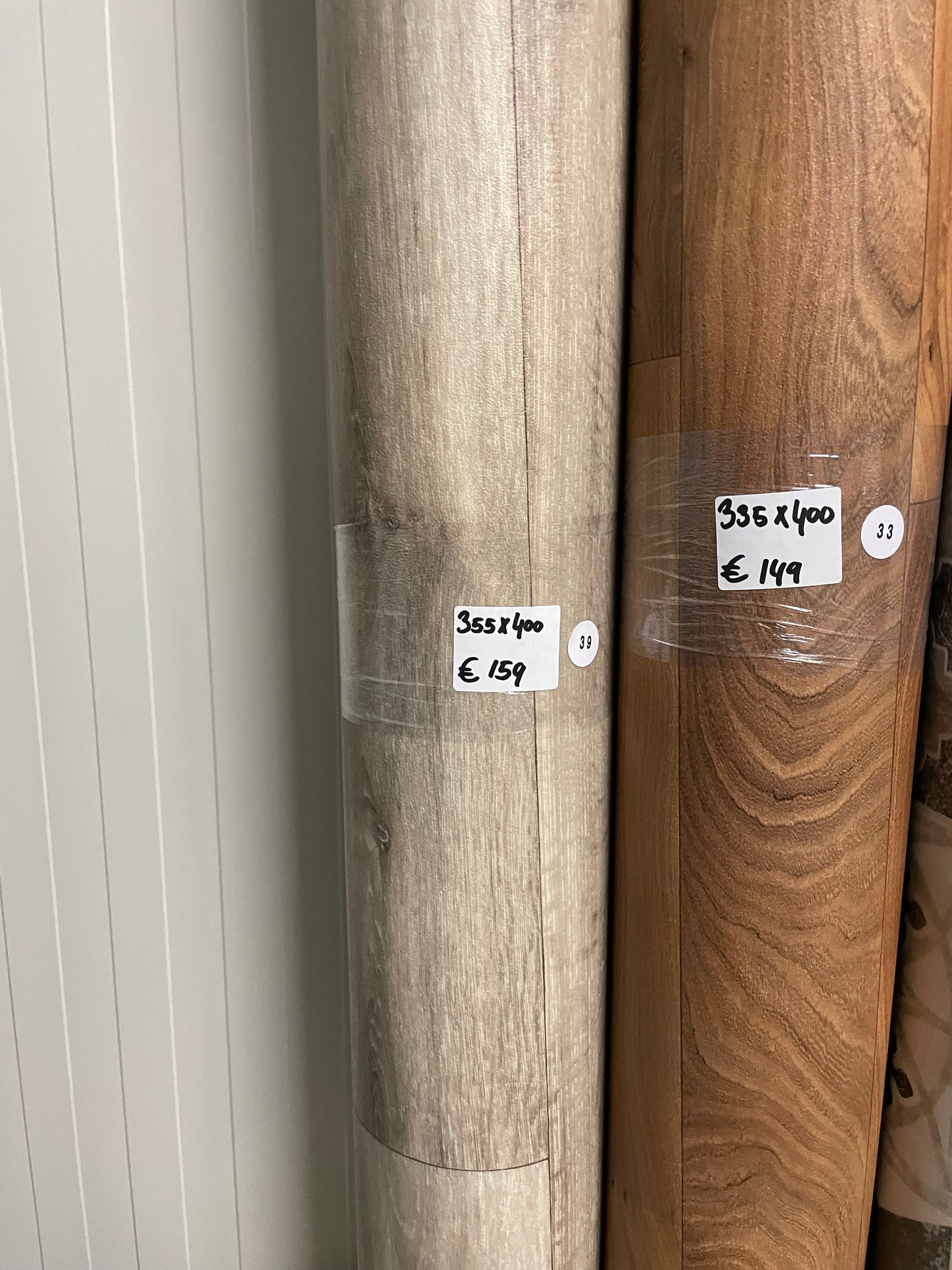 Licht Naturel Eiken Vinyl Restpartij | 3,55x4,00mtr