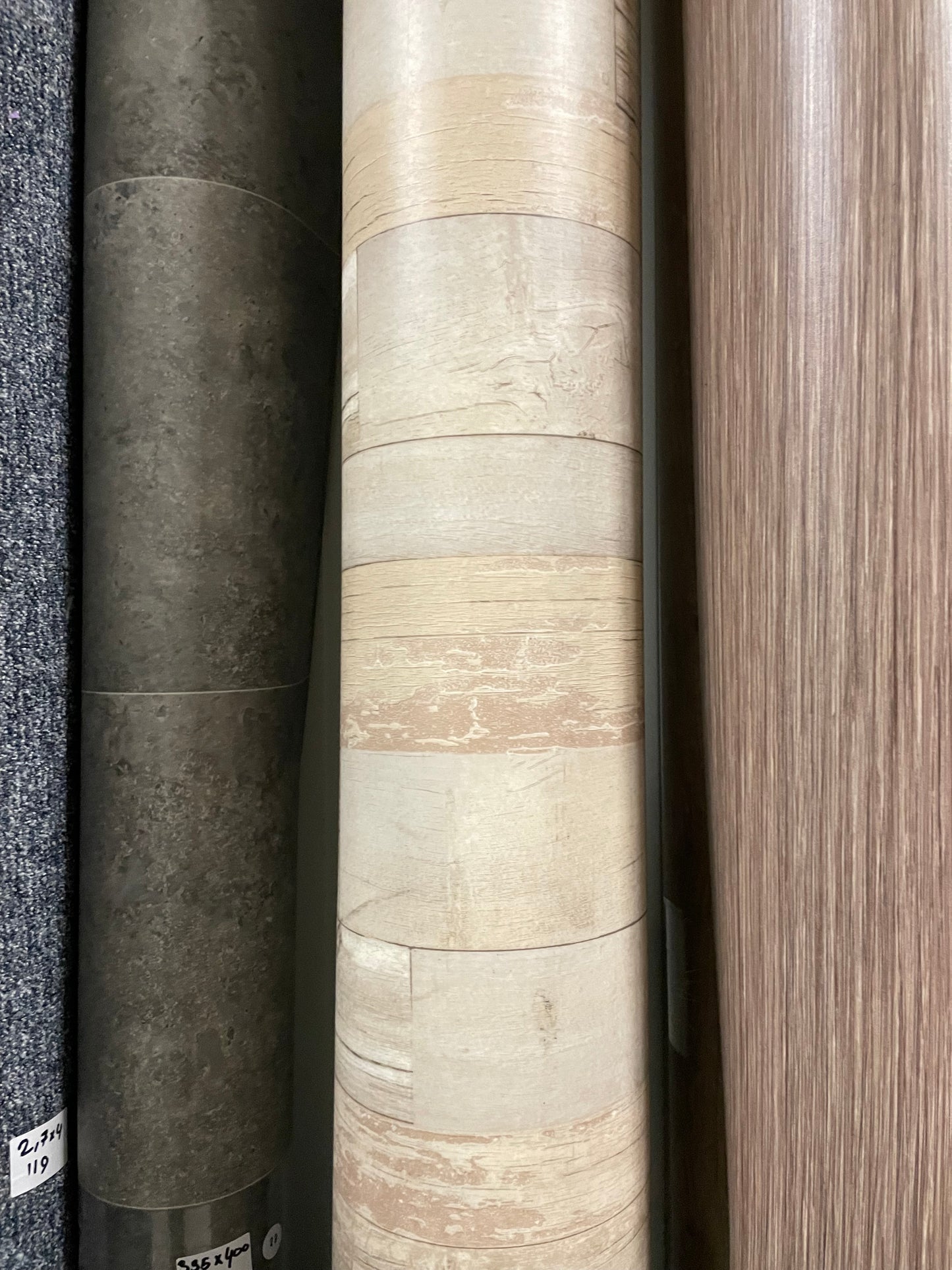 Steigerhout Look Vinyl Restpartij | 4,15x4,00mtr