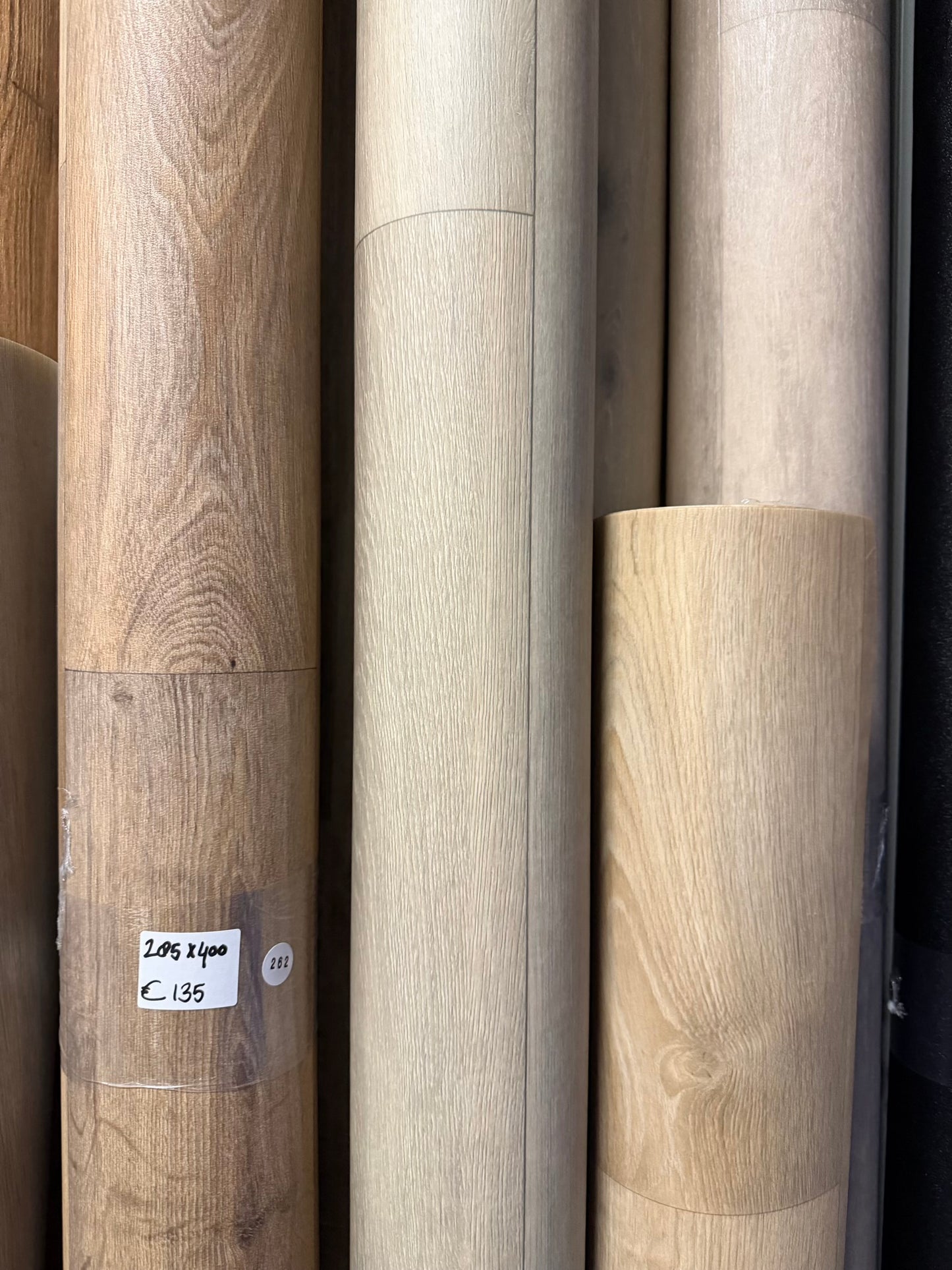 Licht Beige Eiken Vinyl Restpartij | 2,40x4,00mtr (9,6m2)