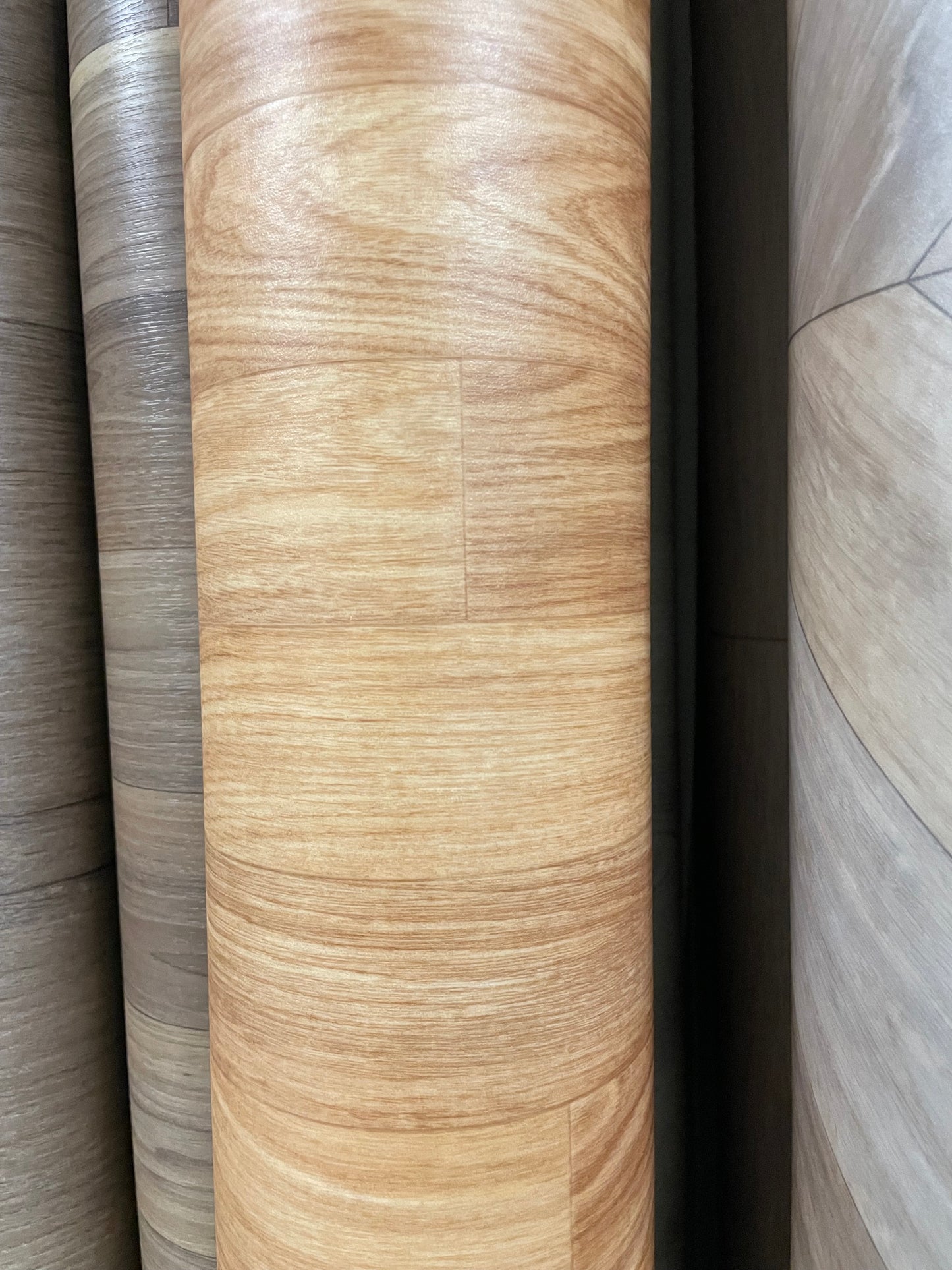 Bruin Eiken Smalle Planken Vinyl Restpartij | 2,00x2,55mtr - Vinylrestpartij.nl