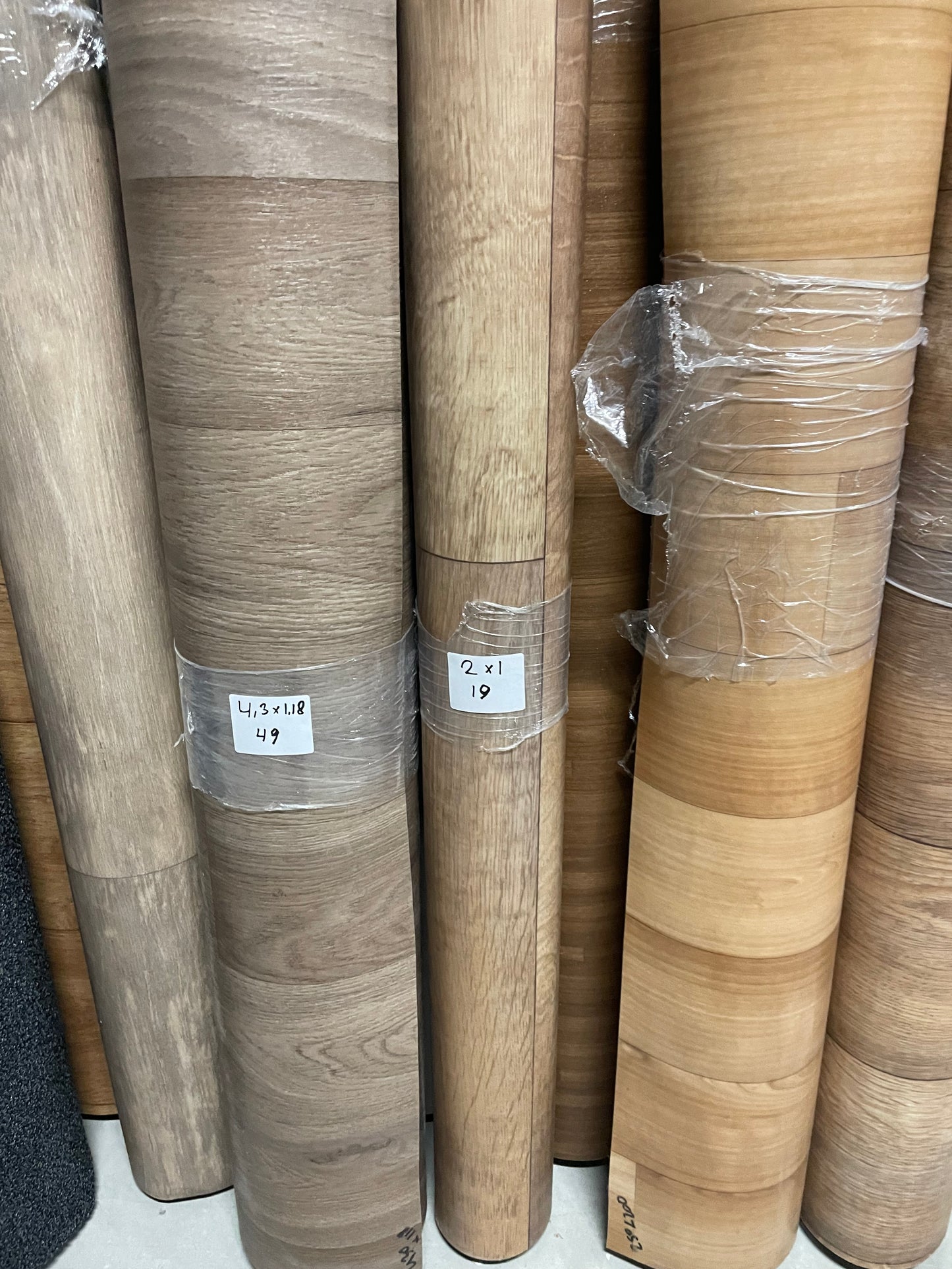 Bruin Eiken Plankenmotief Vinyl Restant | 1,00x2,00mtr