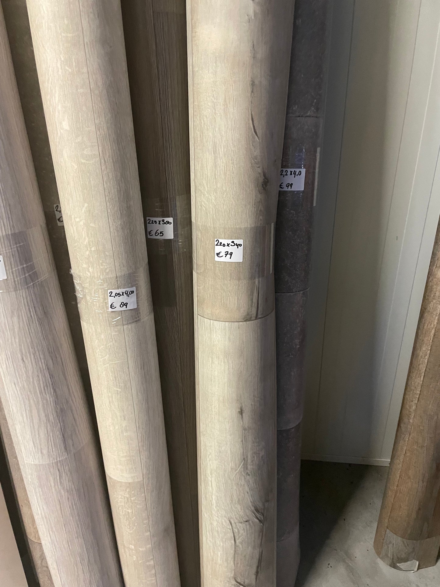 Licht Wit Eiken Vinyl Restpartij | 2,20x3,40mtr