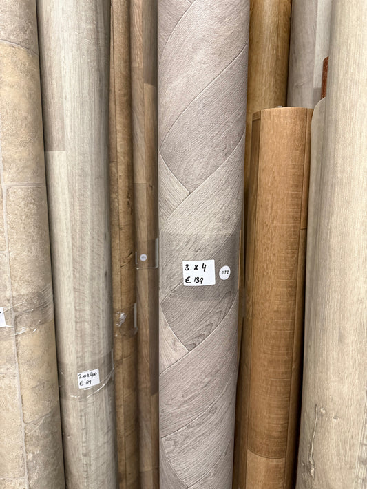 Visgraat Grijs Eiken Vinyl Restpartij |
3,00x4,00mtr