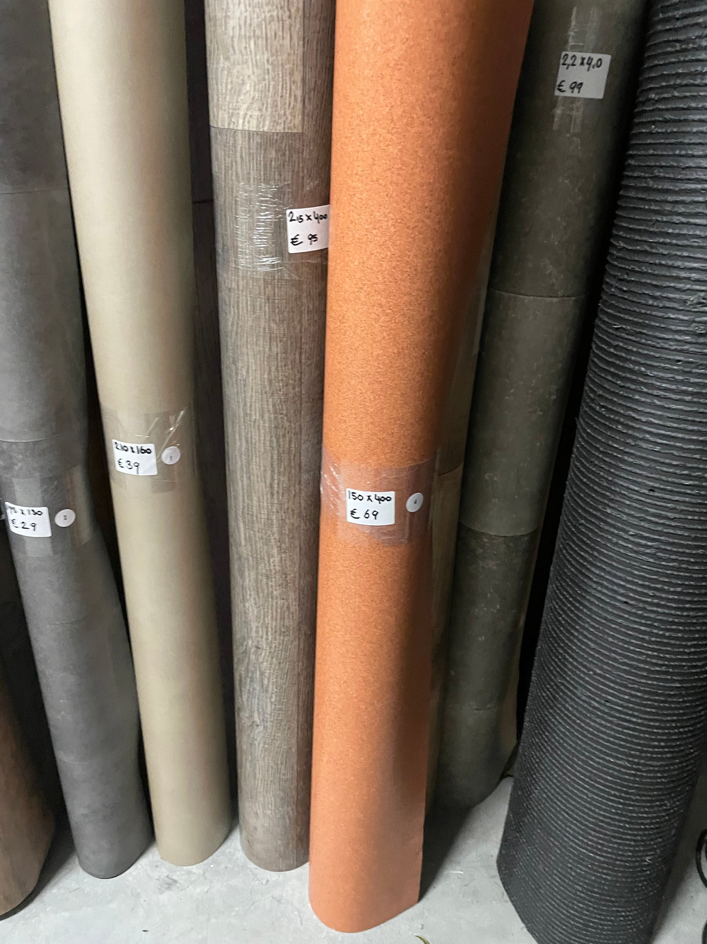 Warm Betonlook Project Vinyl Restpartij | 1,60x4,00mtr