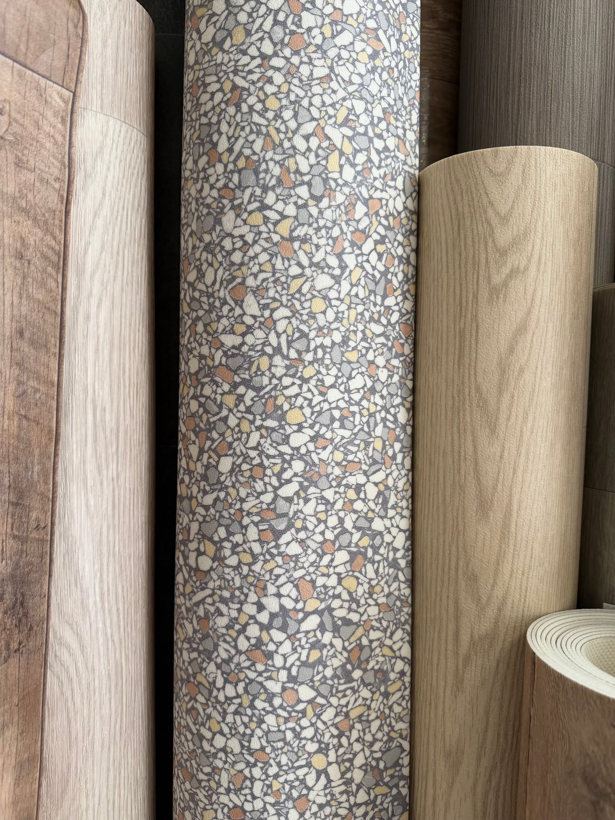 Licht Steenmotief Vinyl Restpartij | 3,75x4,00 (15m2)