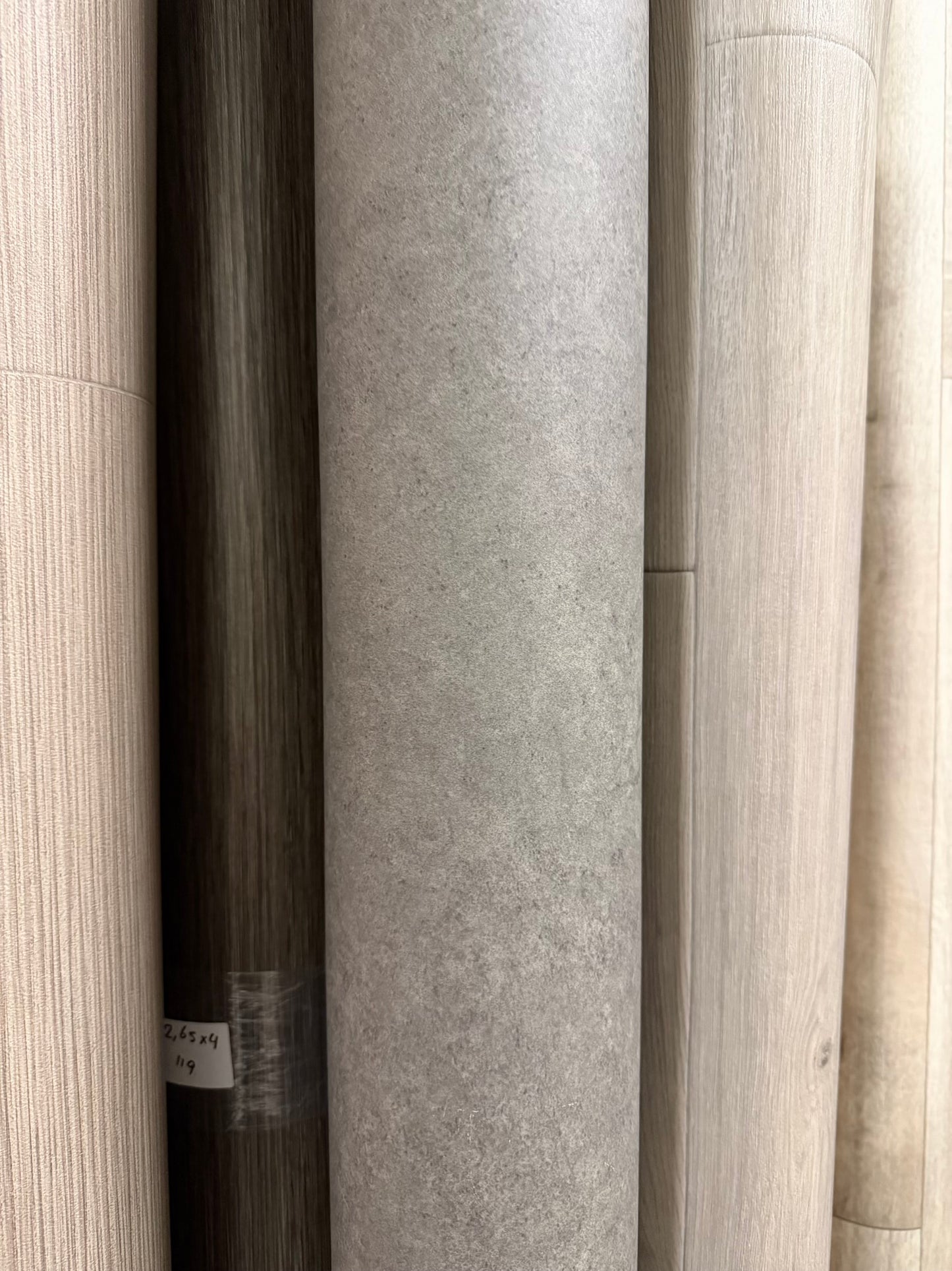 Egaal Grijs Betonlook Vinyl Restpartij | 2,80x4,15mtr (11,6m2)