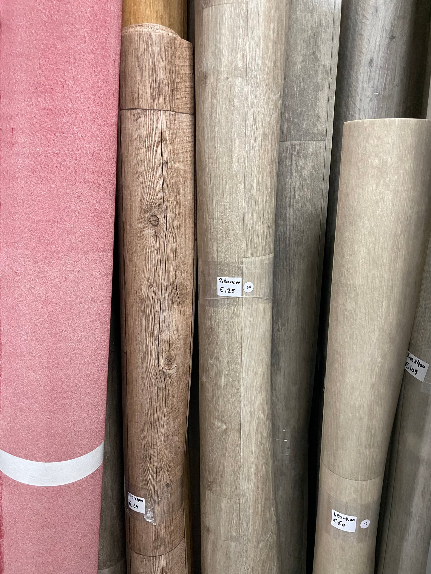 Licht Naturel Eiken Project Vinyl Restpartij | 2,80x4,00mtr