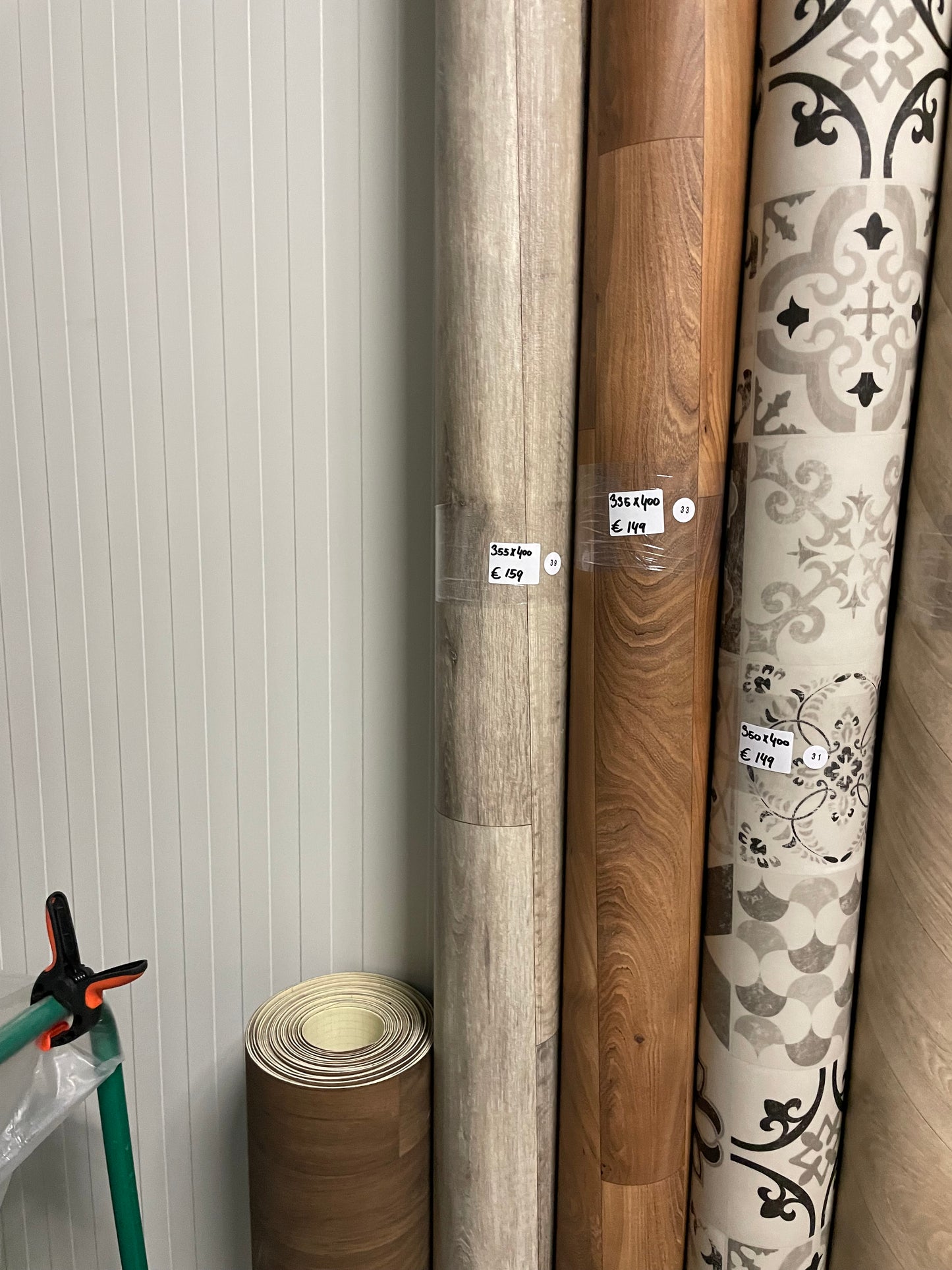 Licht Naturel Eiken Vinyl Restpartij | 3,55x4,00mtr