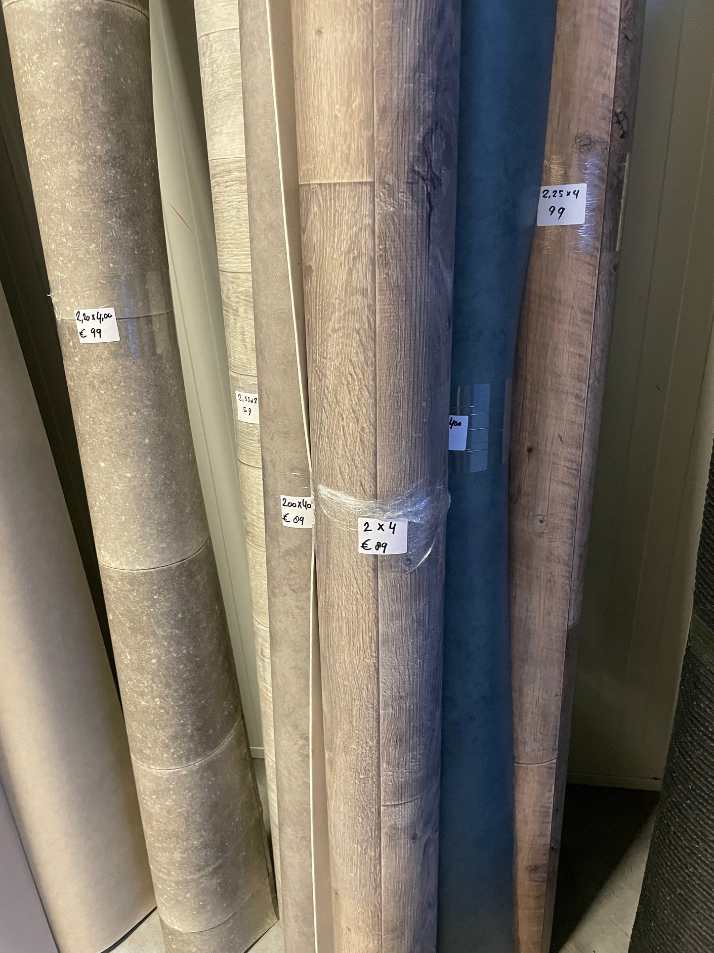 Grijs Eiken Vinyl Restpartij | 2,00x4,00mtr