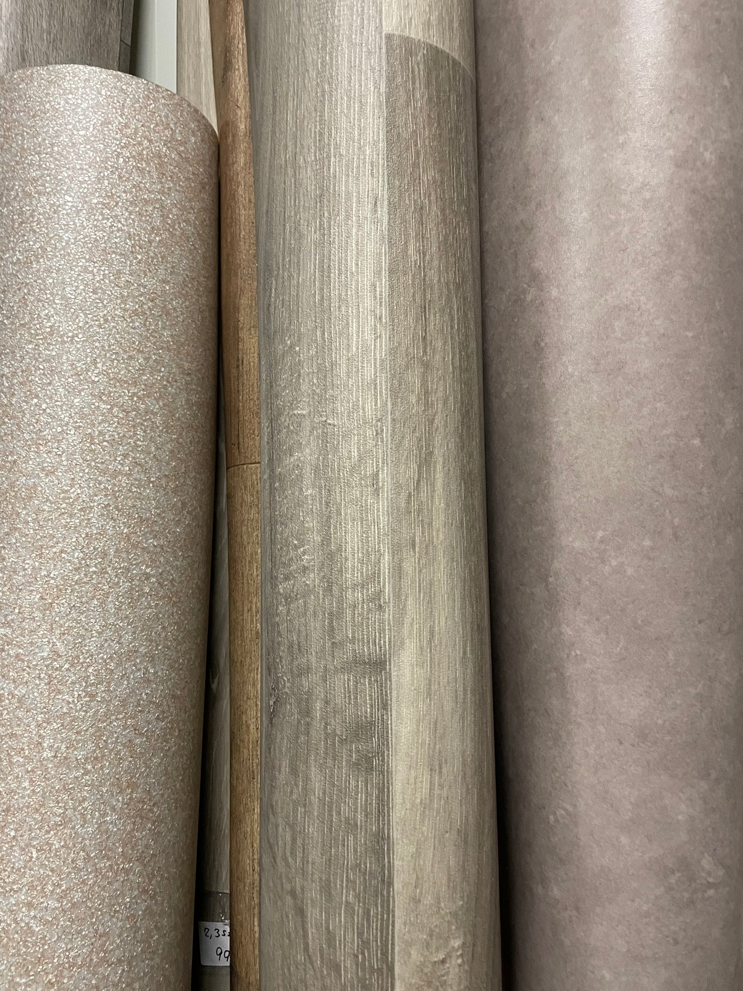 Grijsbruin Vinyl Restpartij | 2,25x4,00mtr - Vinylrestpartij.nl