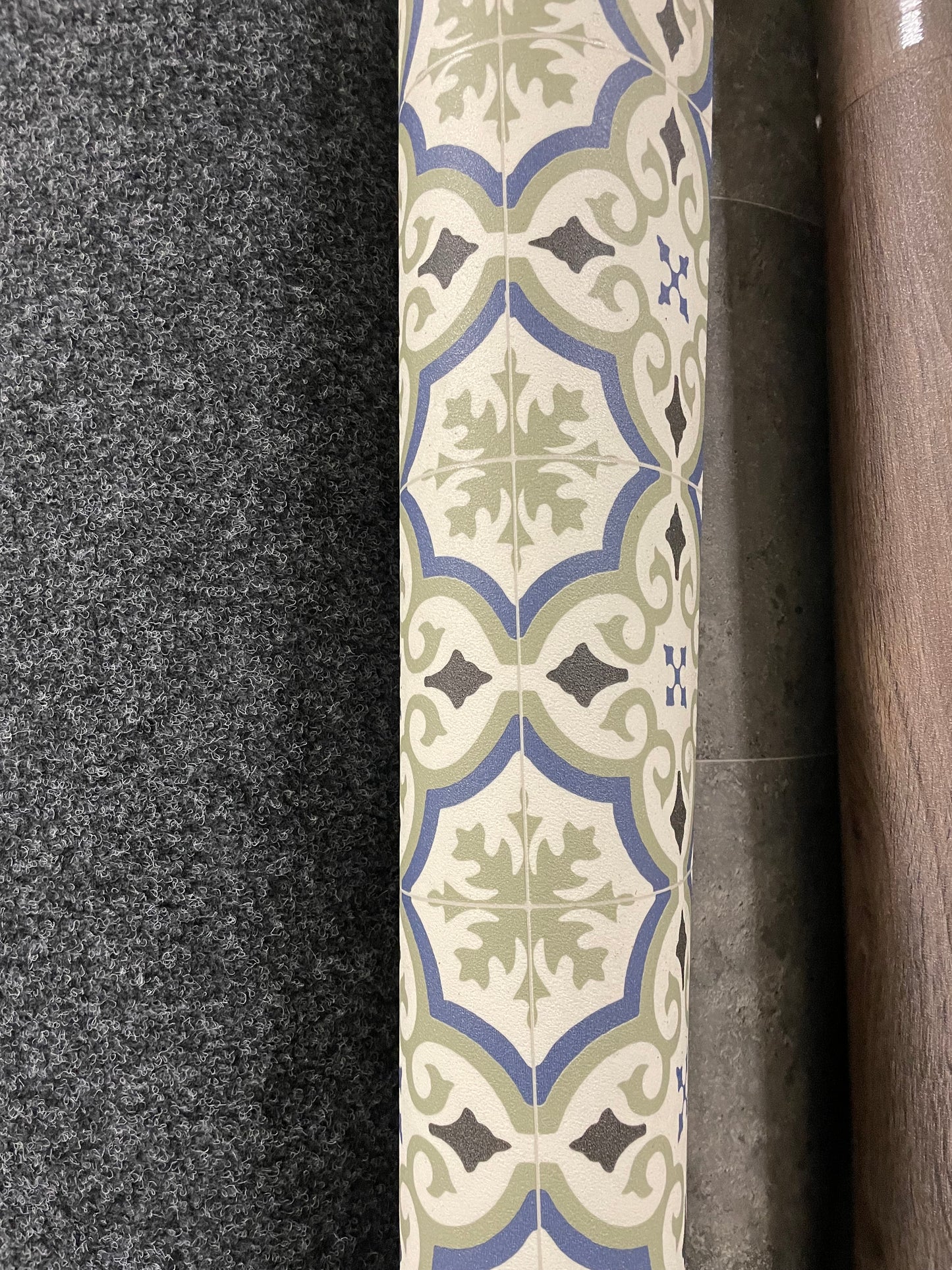 Portugese Gekleurde Tegels Vinyl Restpartij | 3,30x3,60mtr - Vinylrestpartij.nl