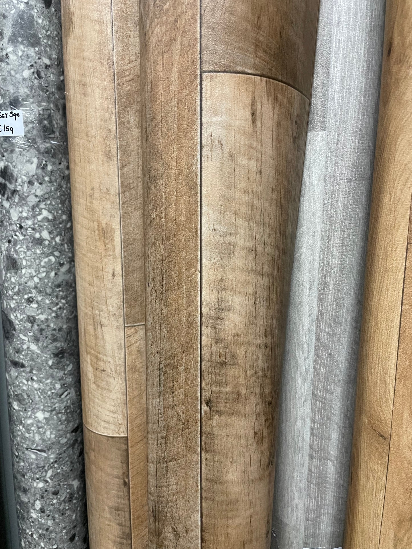 Rustiek Bruin Eiken Vinyl Restpartij | 2,05x4,00mtr - Vinylrestpartij.nl