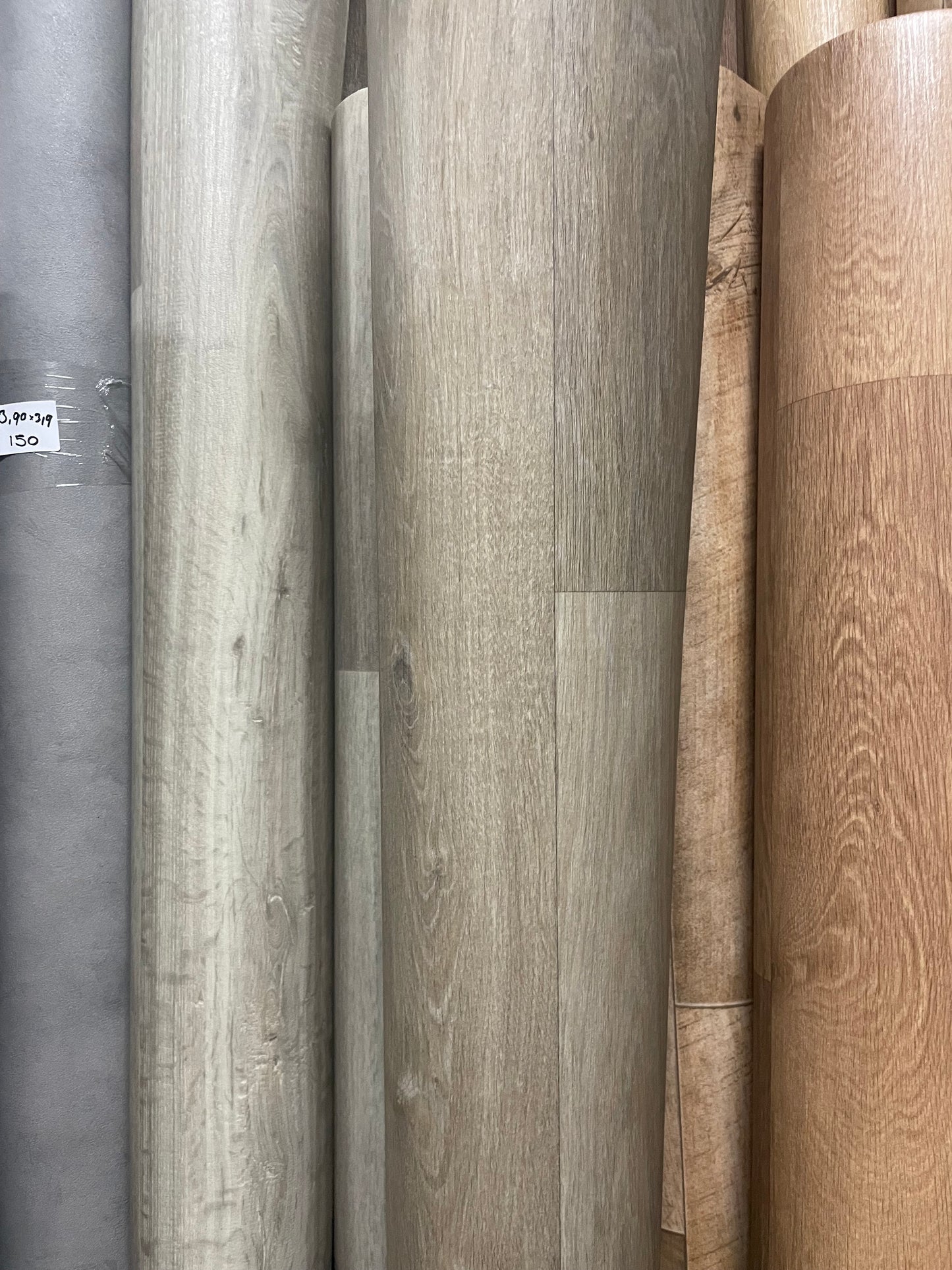 Warm Bruin Eiken Vinyl Zeil | 2,25x3,90mtr - Vinylrestpartij.nl